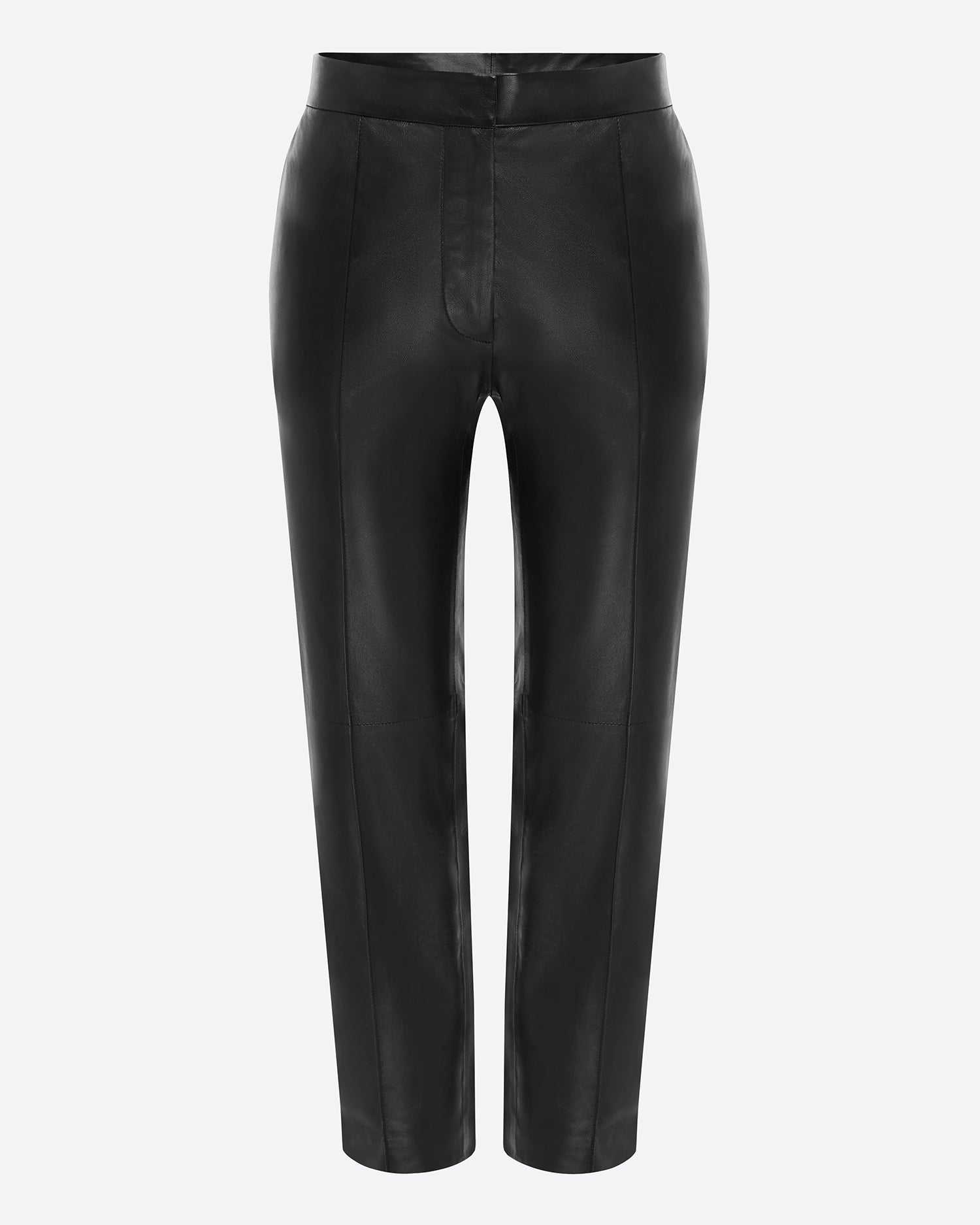 Crop Trouser in Leather