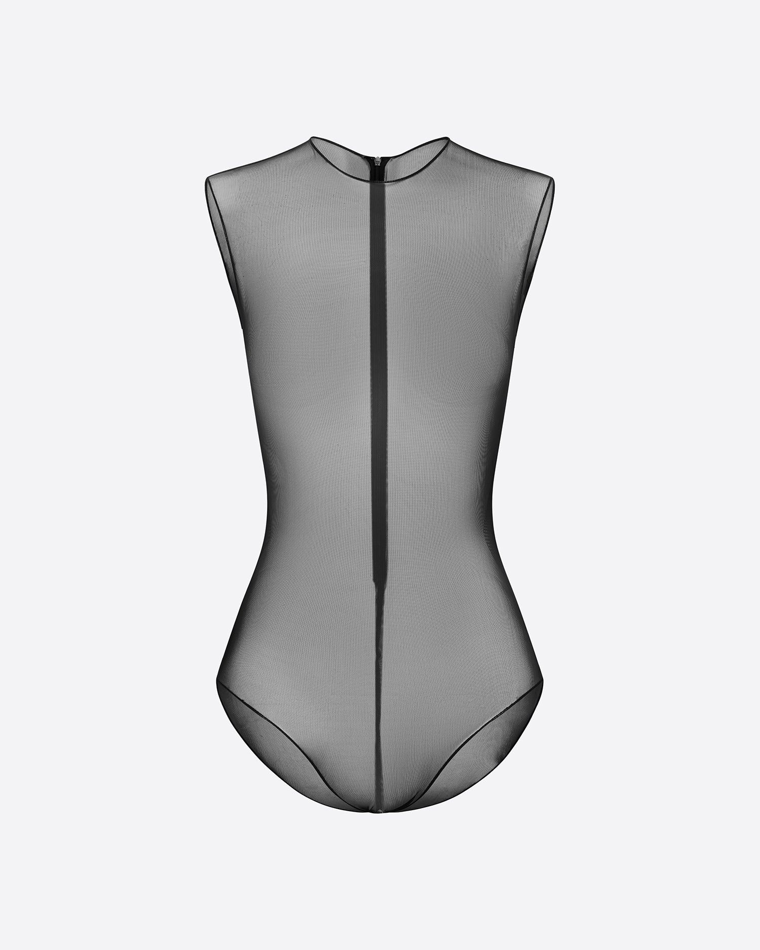 Crew Bodysuit in Fine Mesh