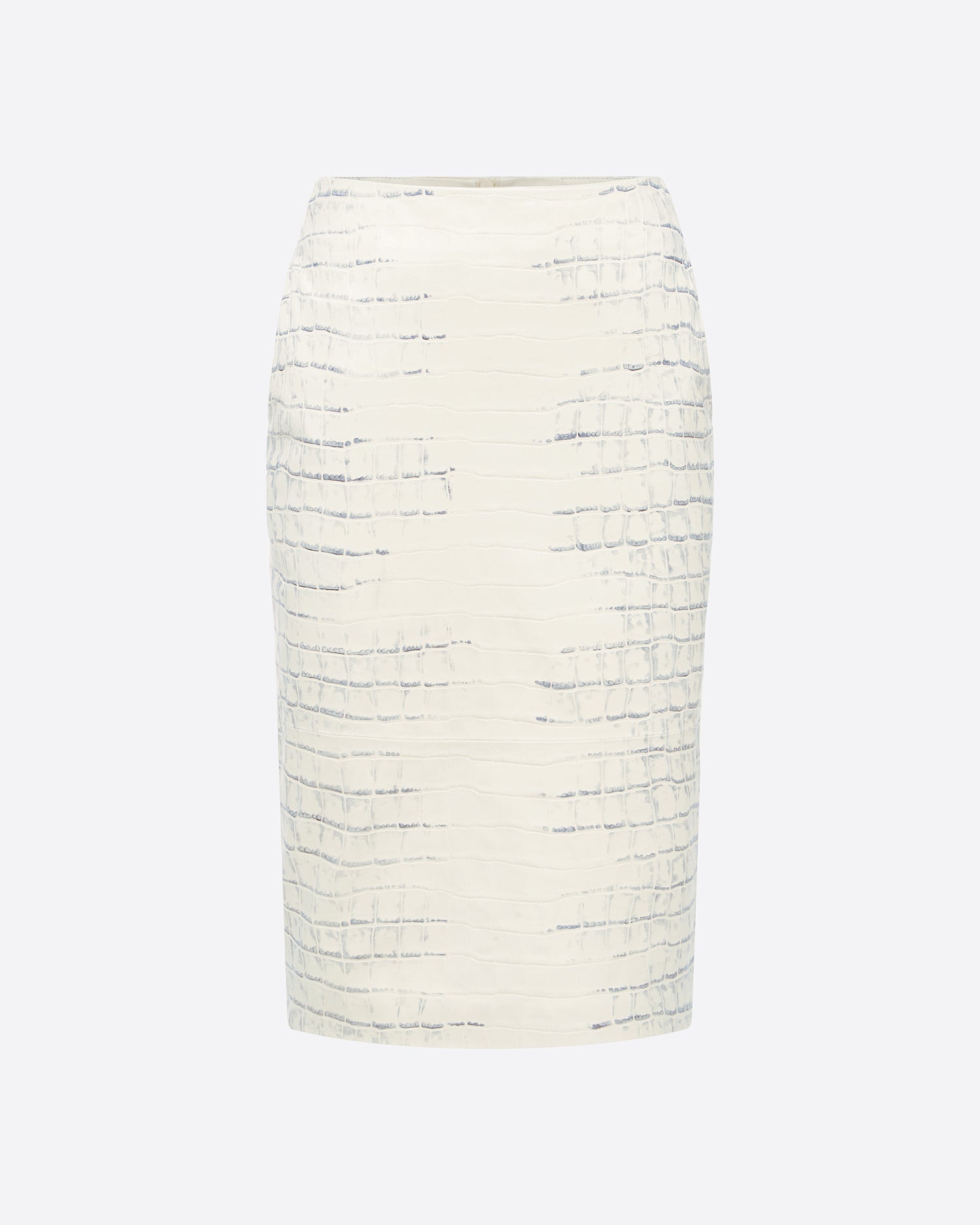 Skirt in Embossed Leather