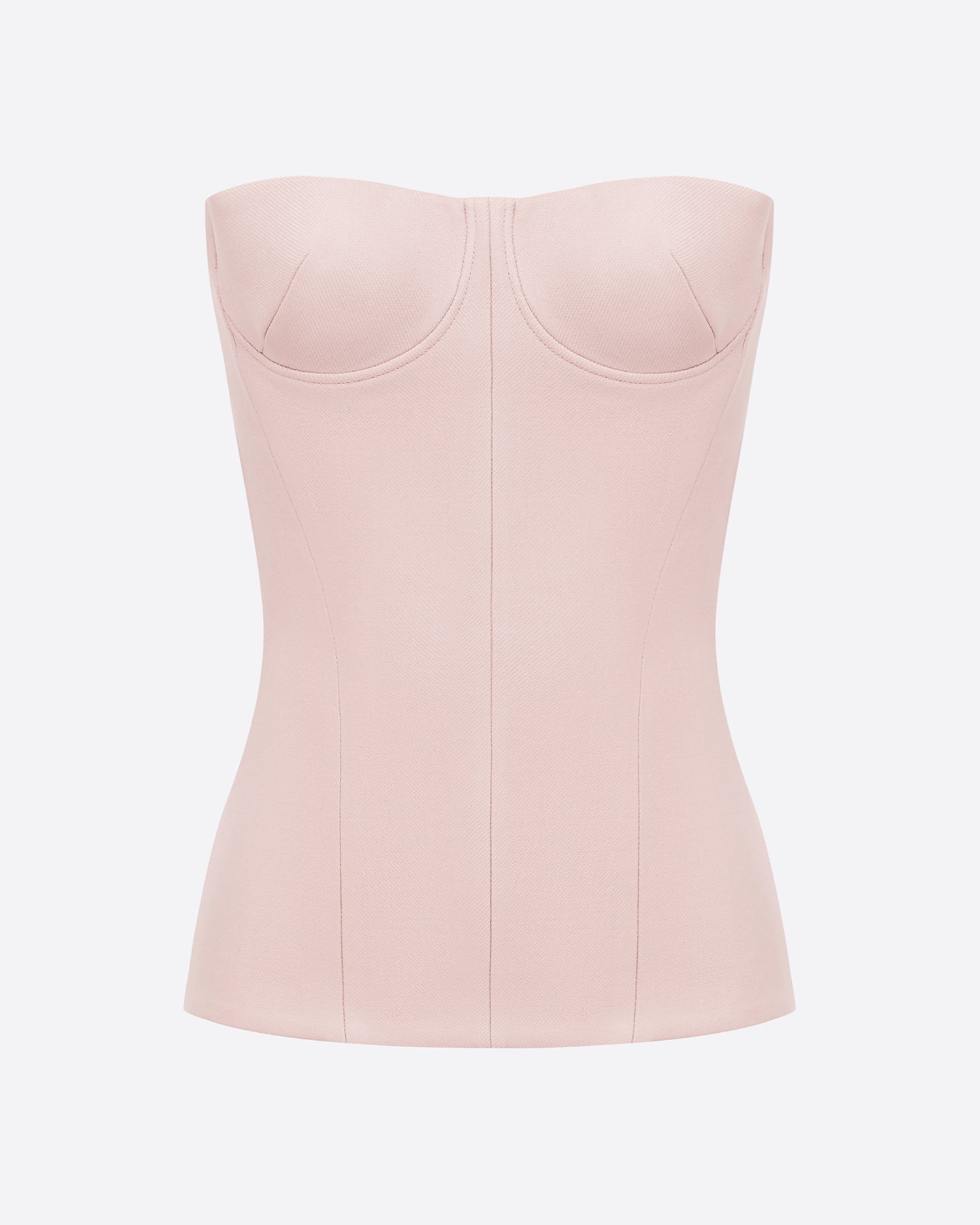 Longline Corset in Wool Suiting