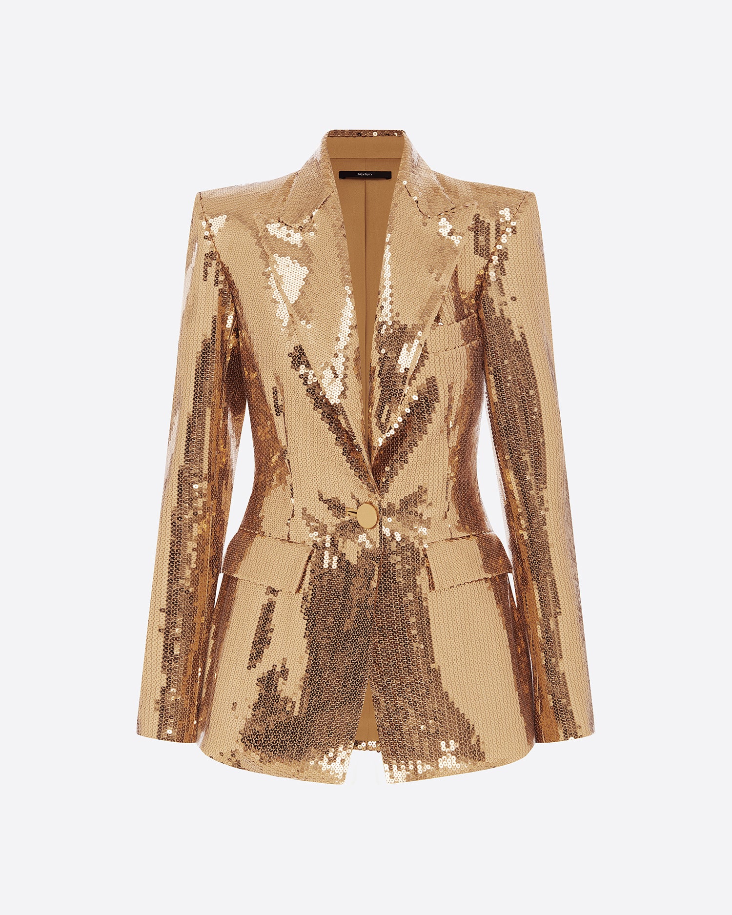 Single Breasted Fitted Blazer in Sequin