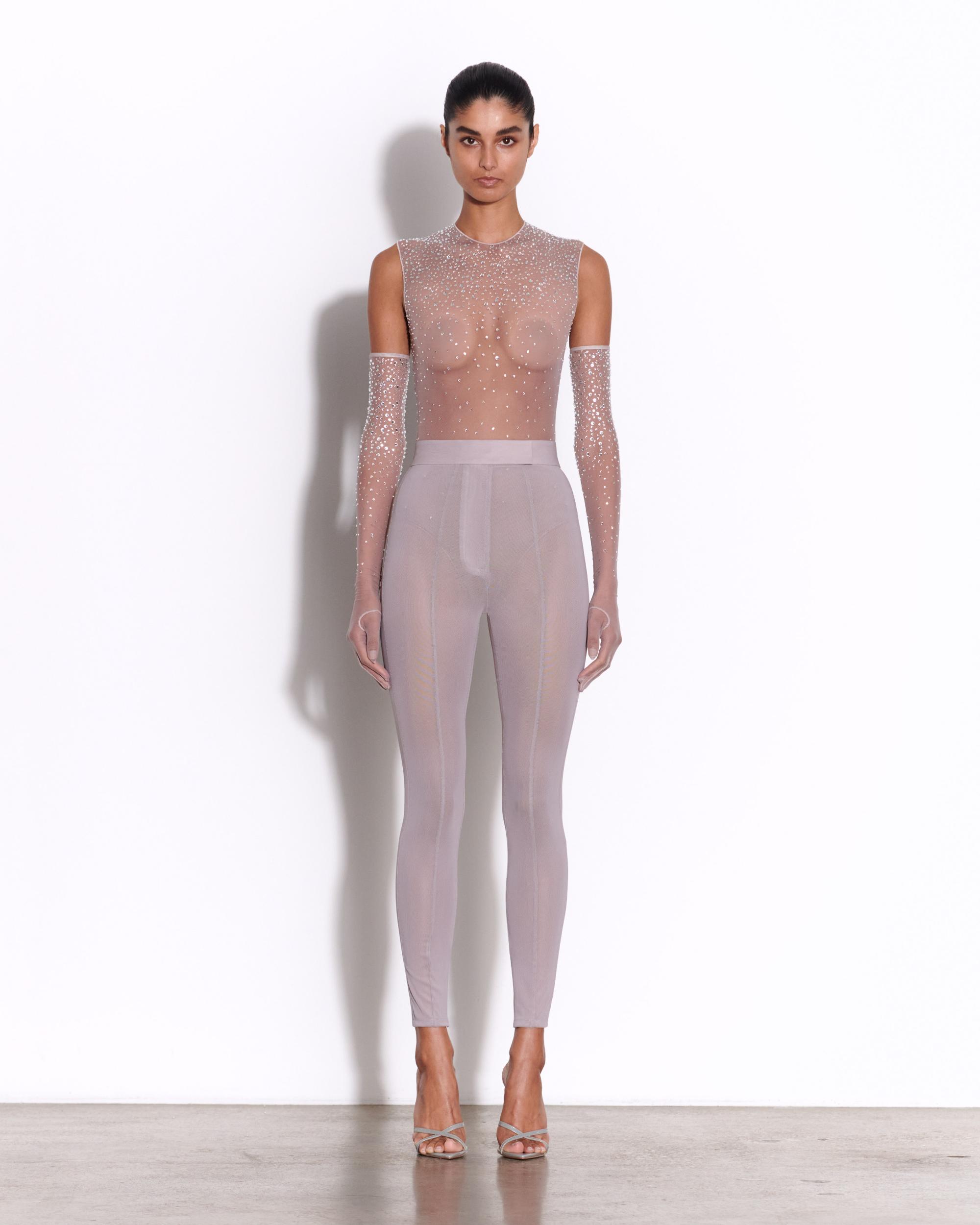 Legging in Stretch Mesh