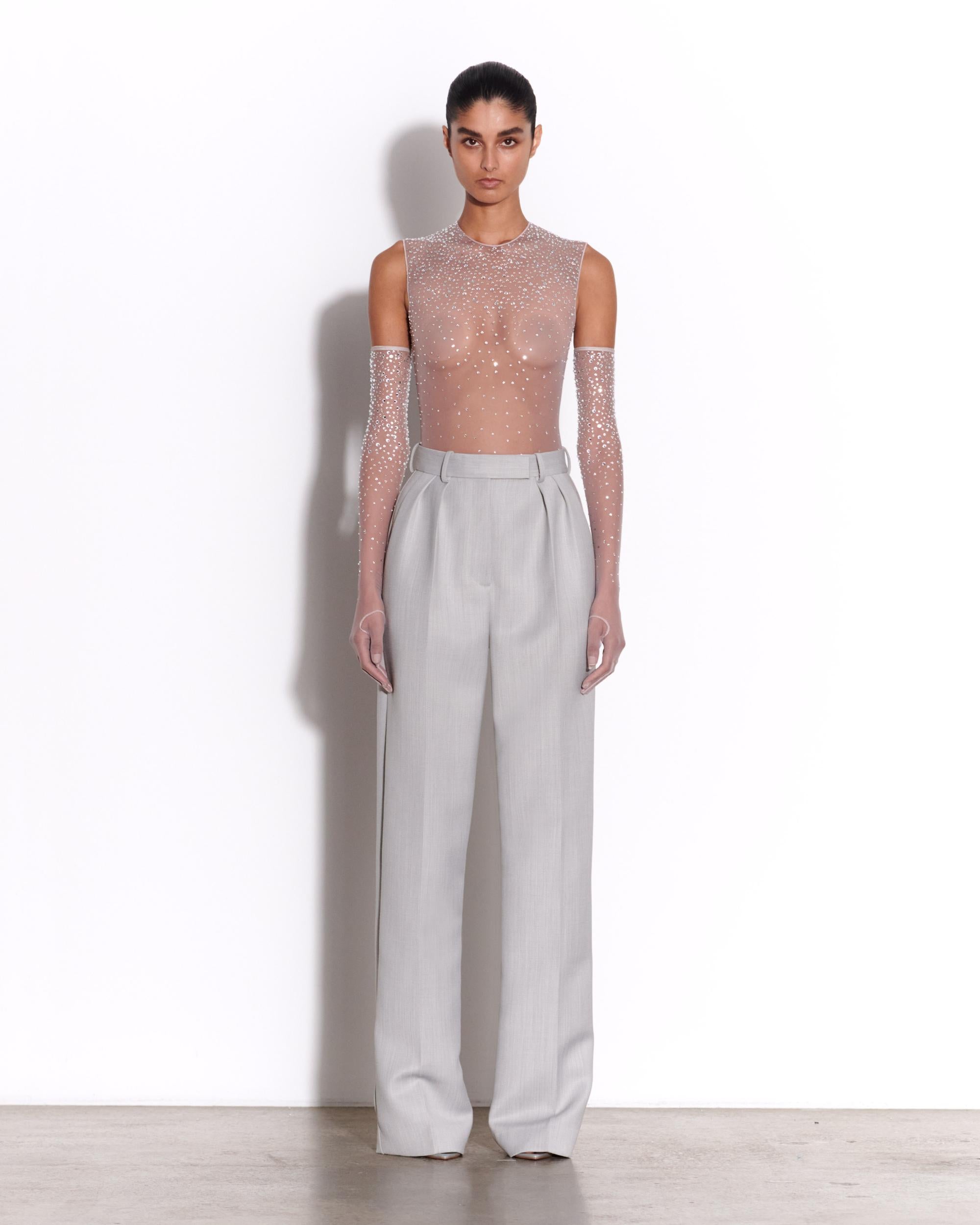 Tailored Trouser in Wool Suiting