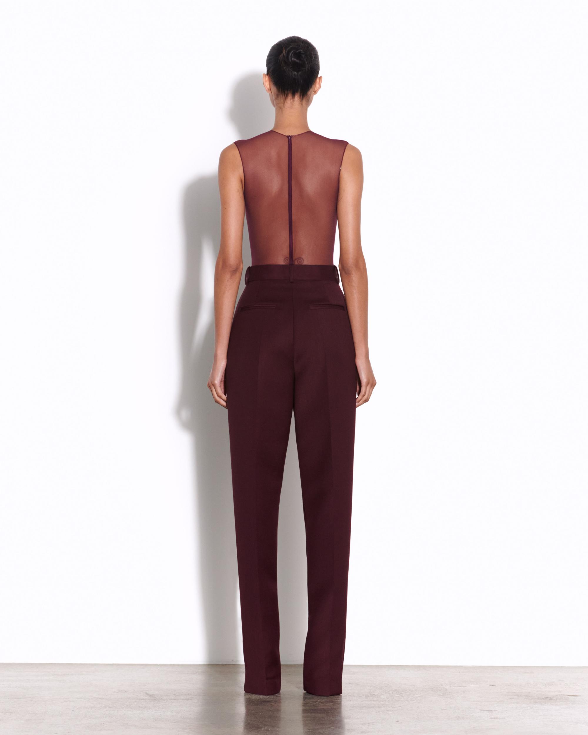 Tailored Trouser in Wool Suiting