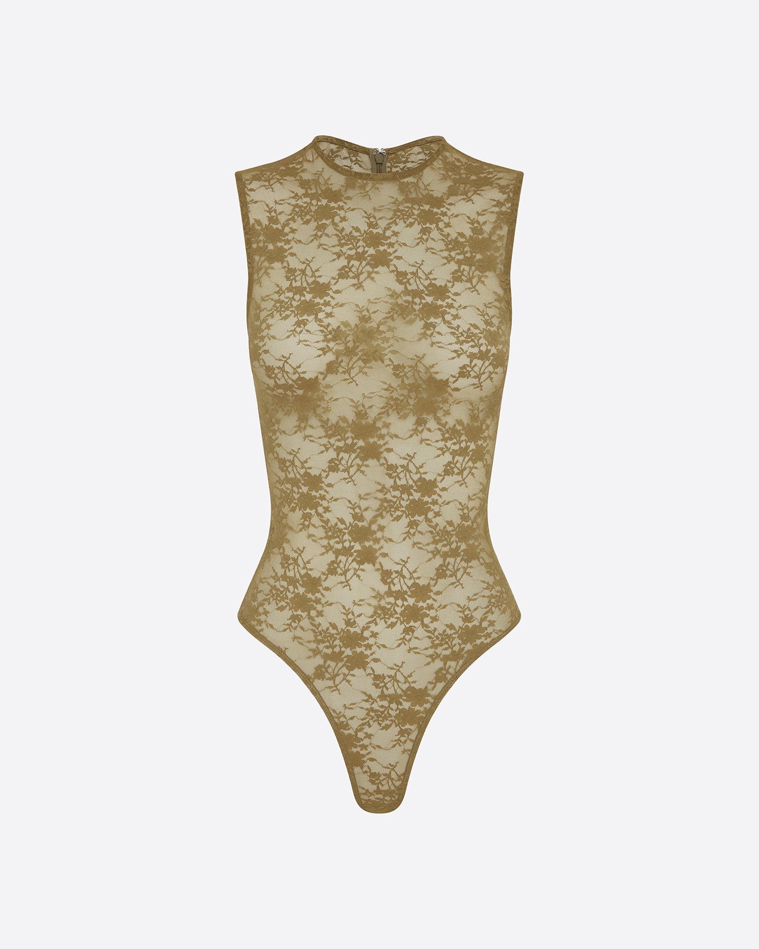 Sleeveless Bodysuit in Lace