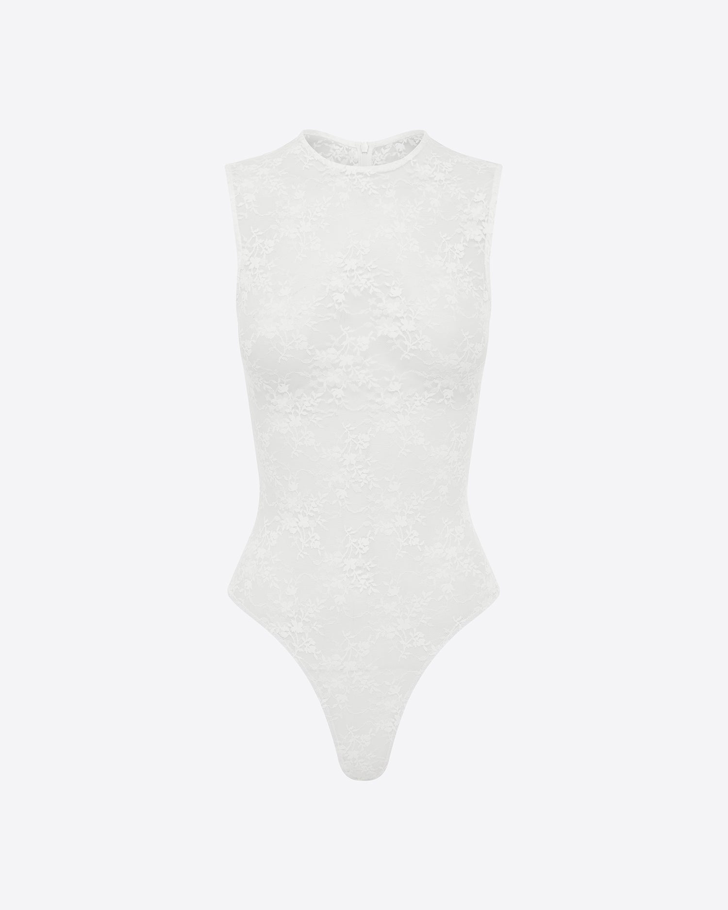 Sleeveless Bodysuit in Lace
