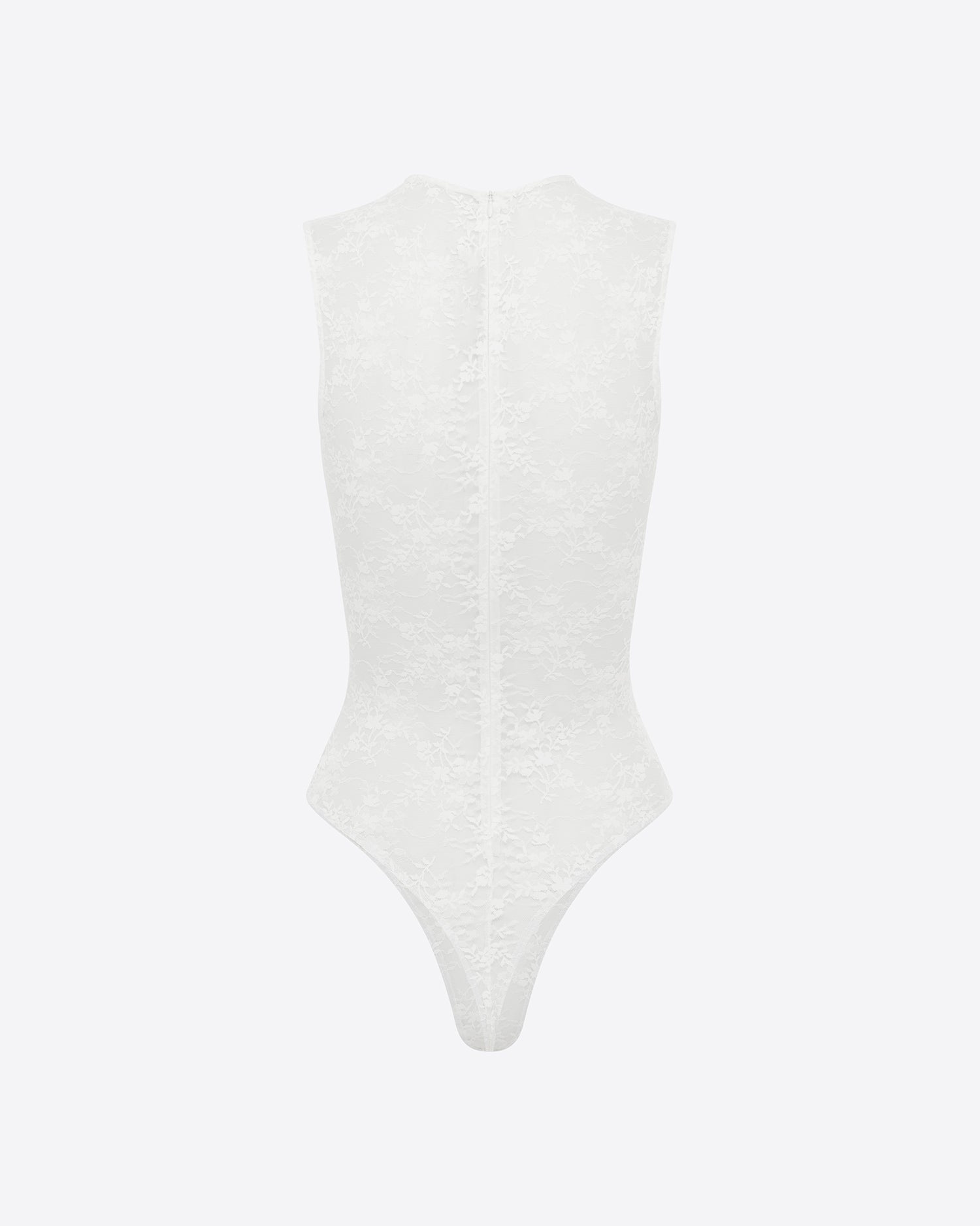 Sleeveless Bodysuit in Lace