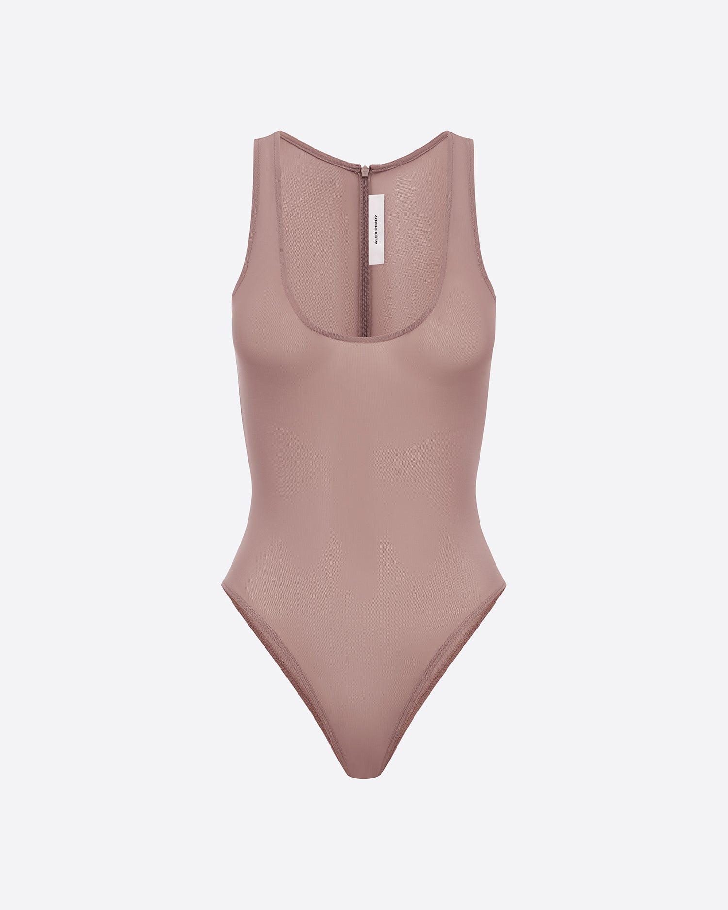 Singlet Bodysuit in Stretch Mesh