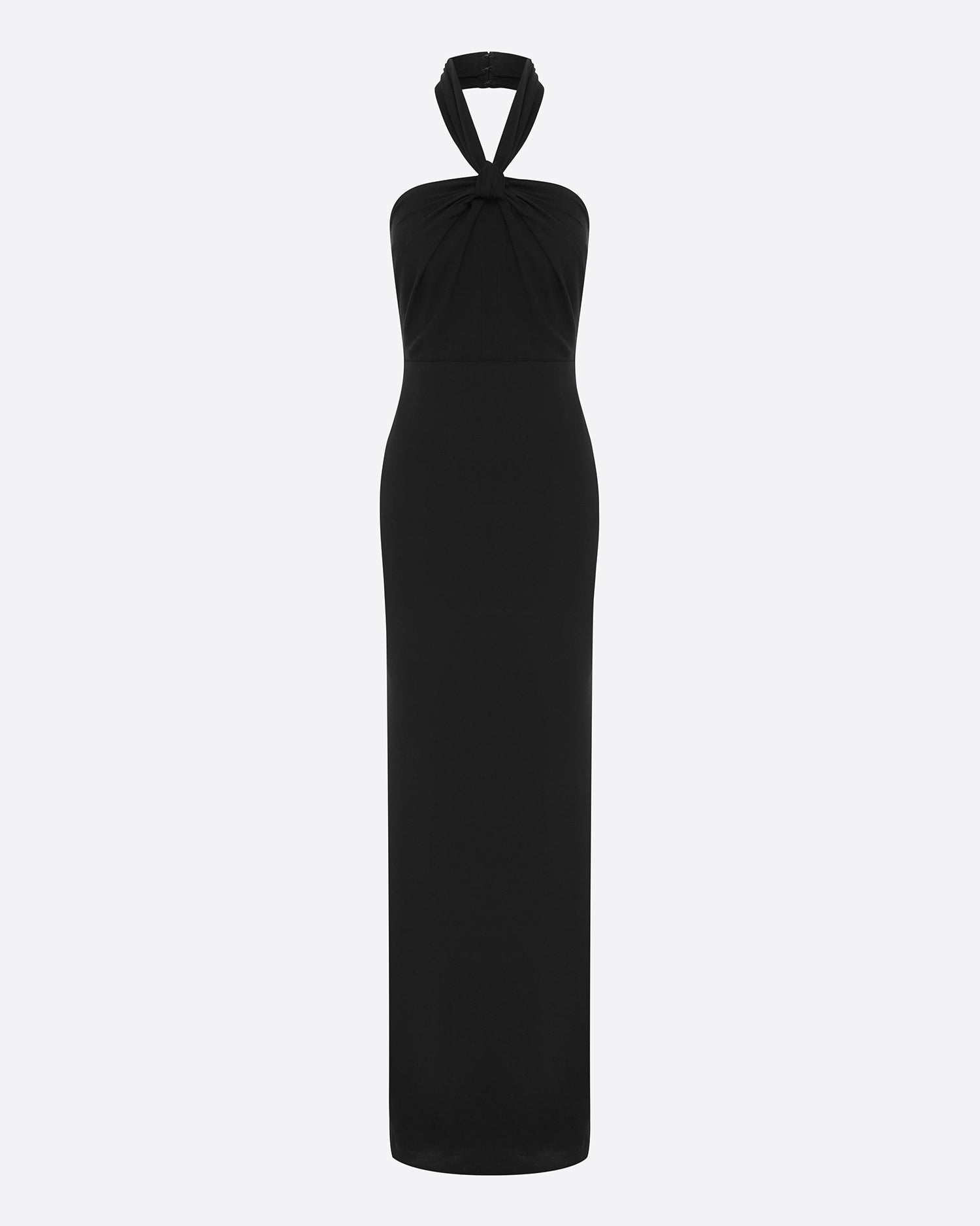 Halter Twist Column in Crepe