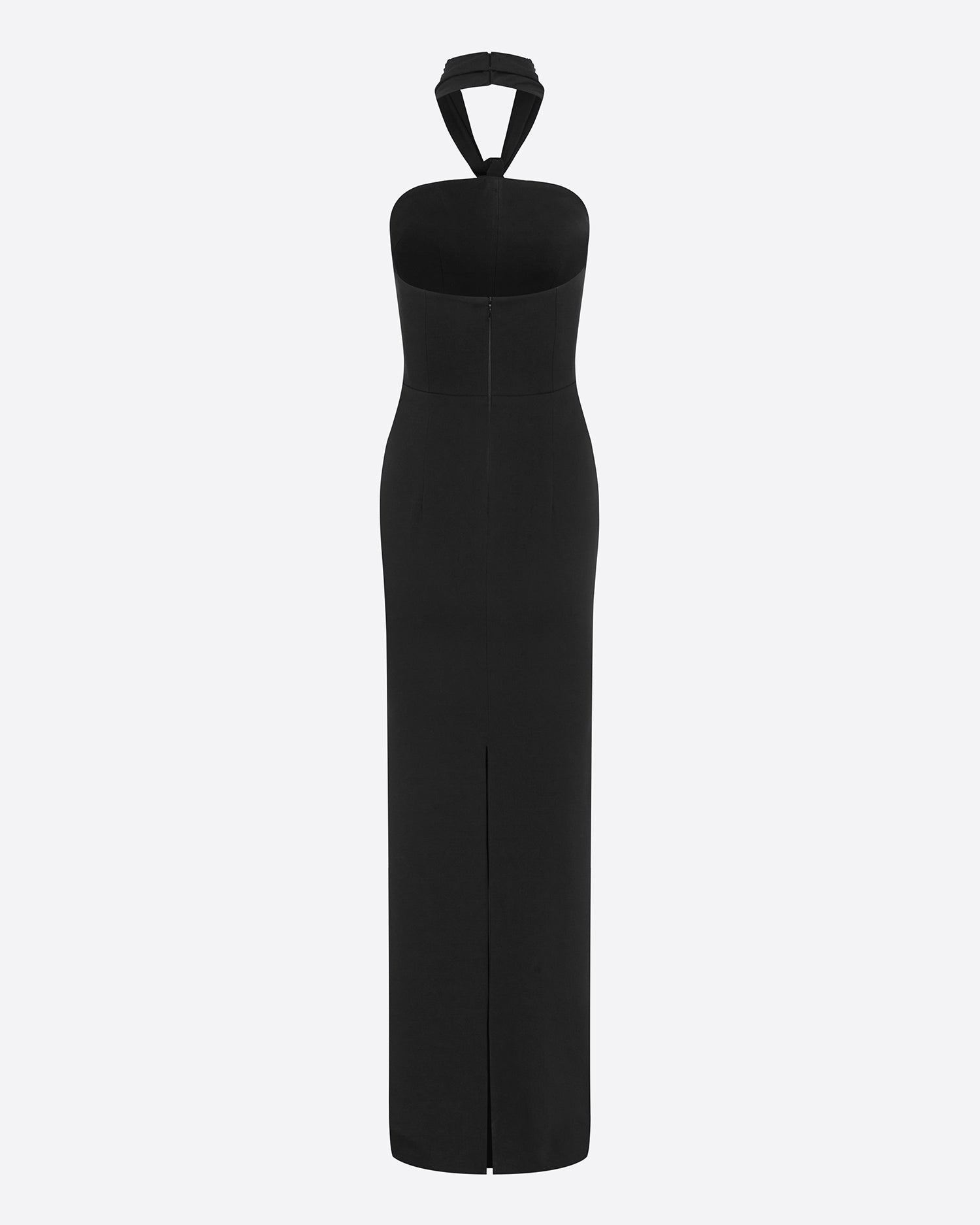 Halter Twist Column in Crepe