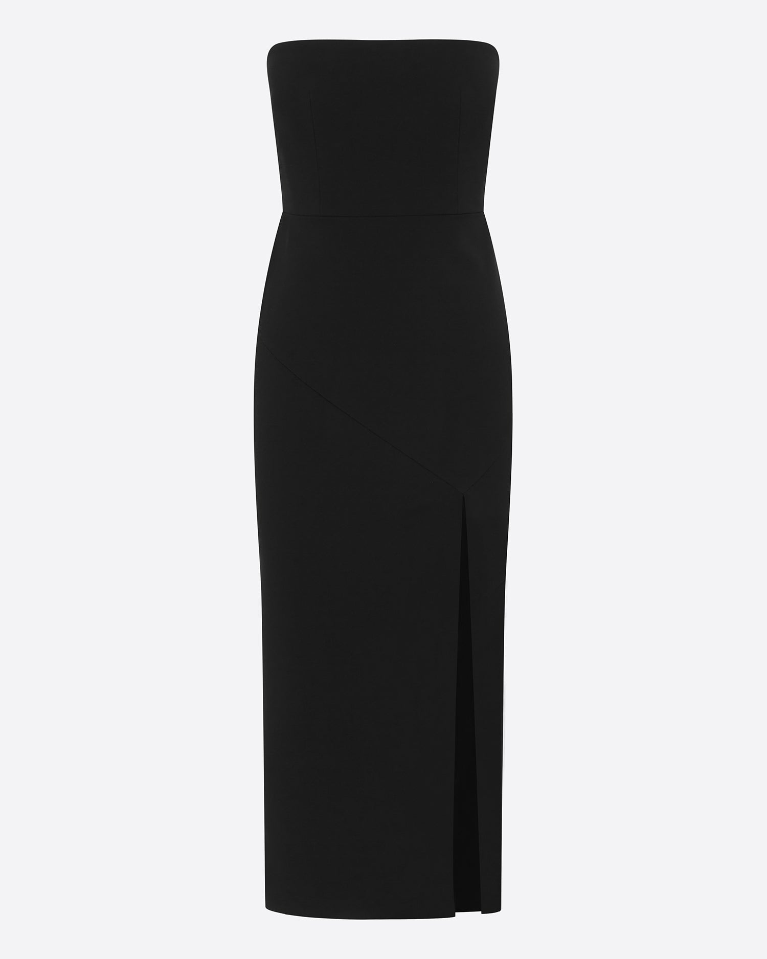 Strapless Dress in Crepe
