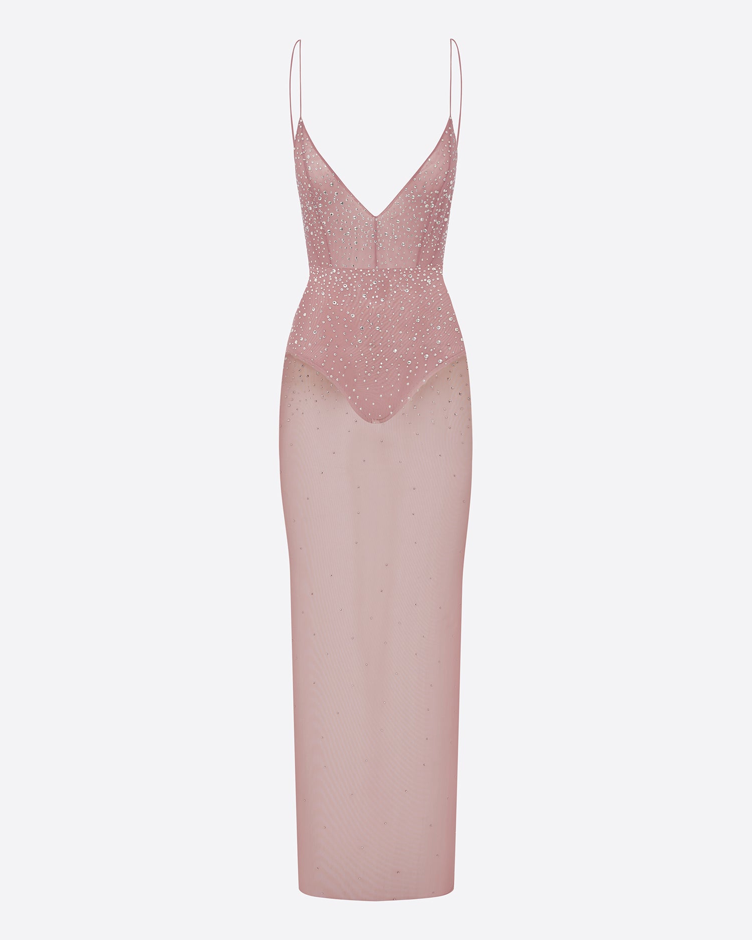 Bikini Column in Crystal Mesh