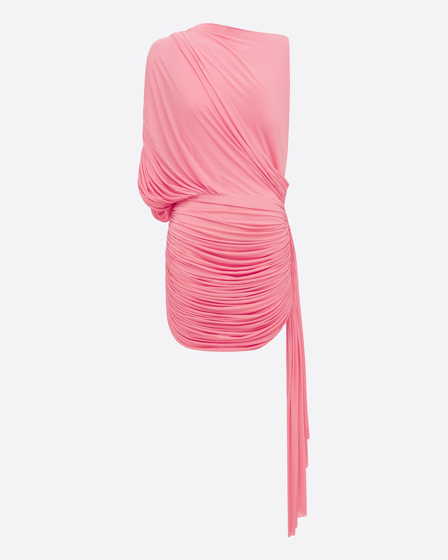 Draped Mini Dress in Jersey
