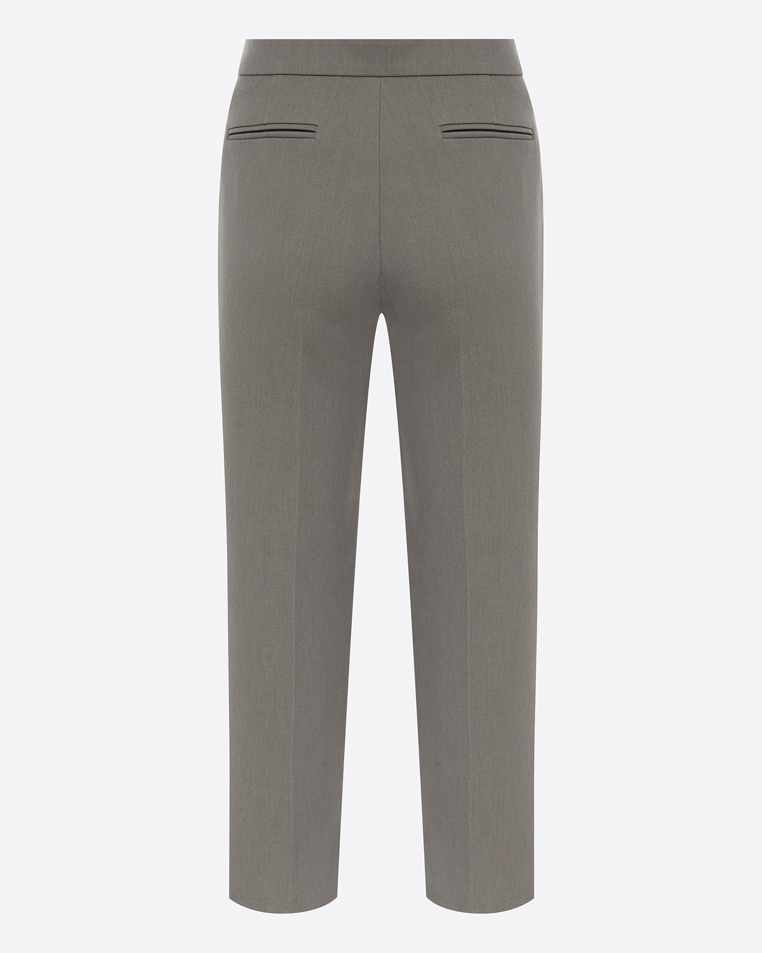 Crop Trouser in Wool Suiting