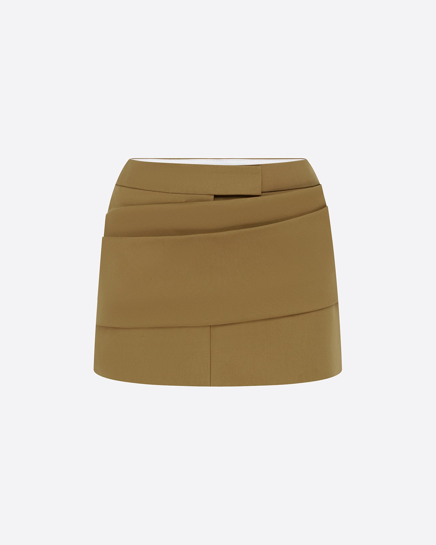 Low Rise Mini Skirt in Cotton