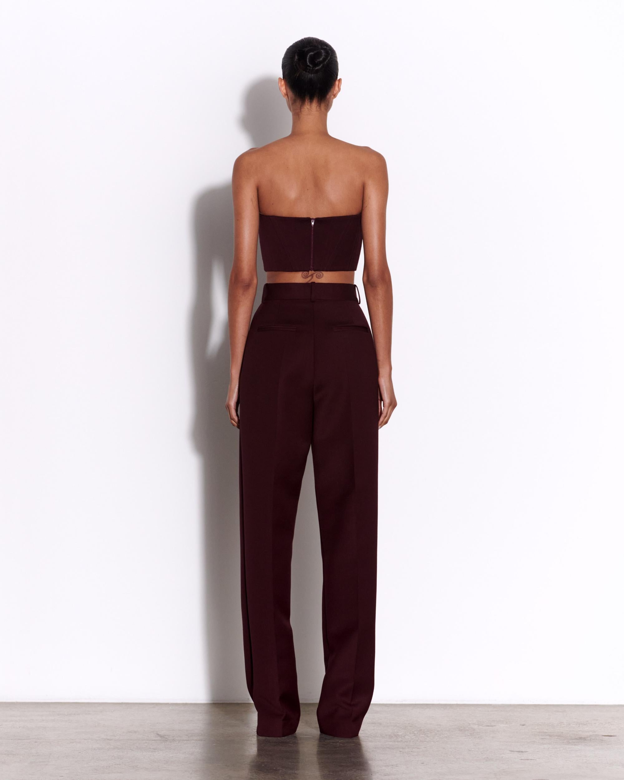 Tailored Trouser in Wool Suiting