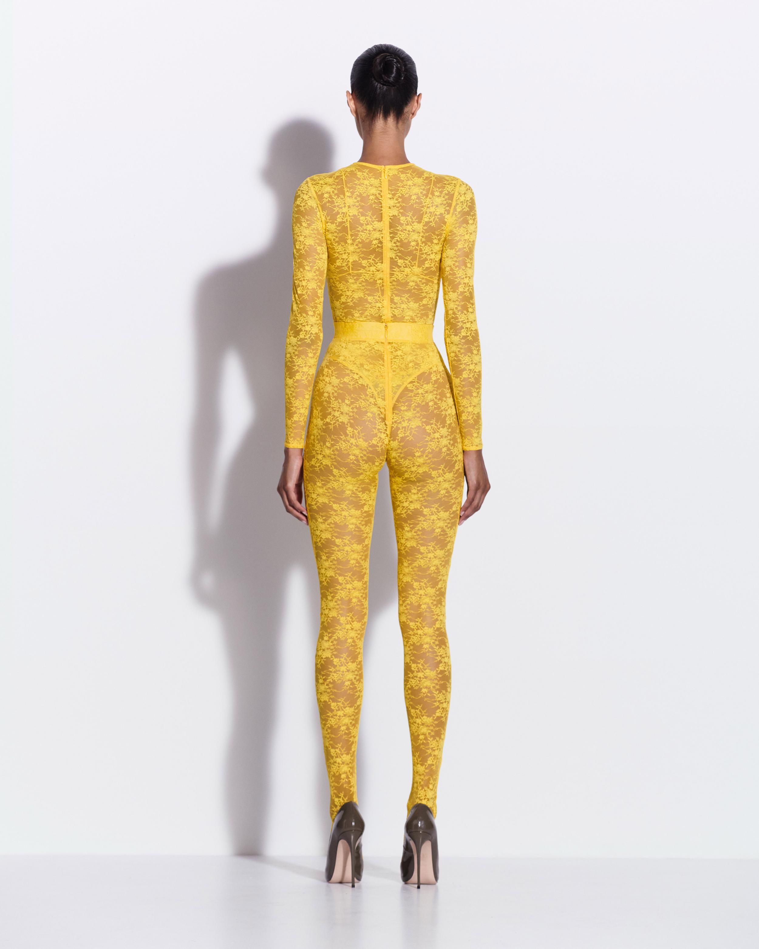 Long Sleeve Bodysuit in Lace
