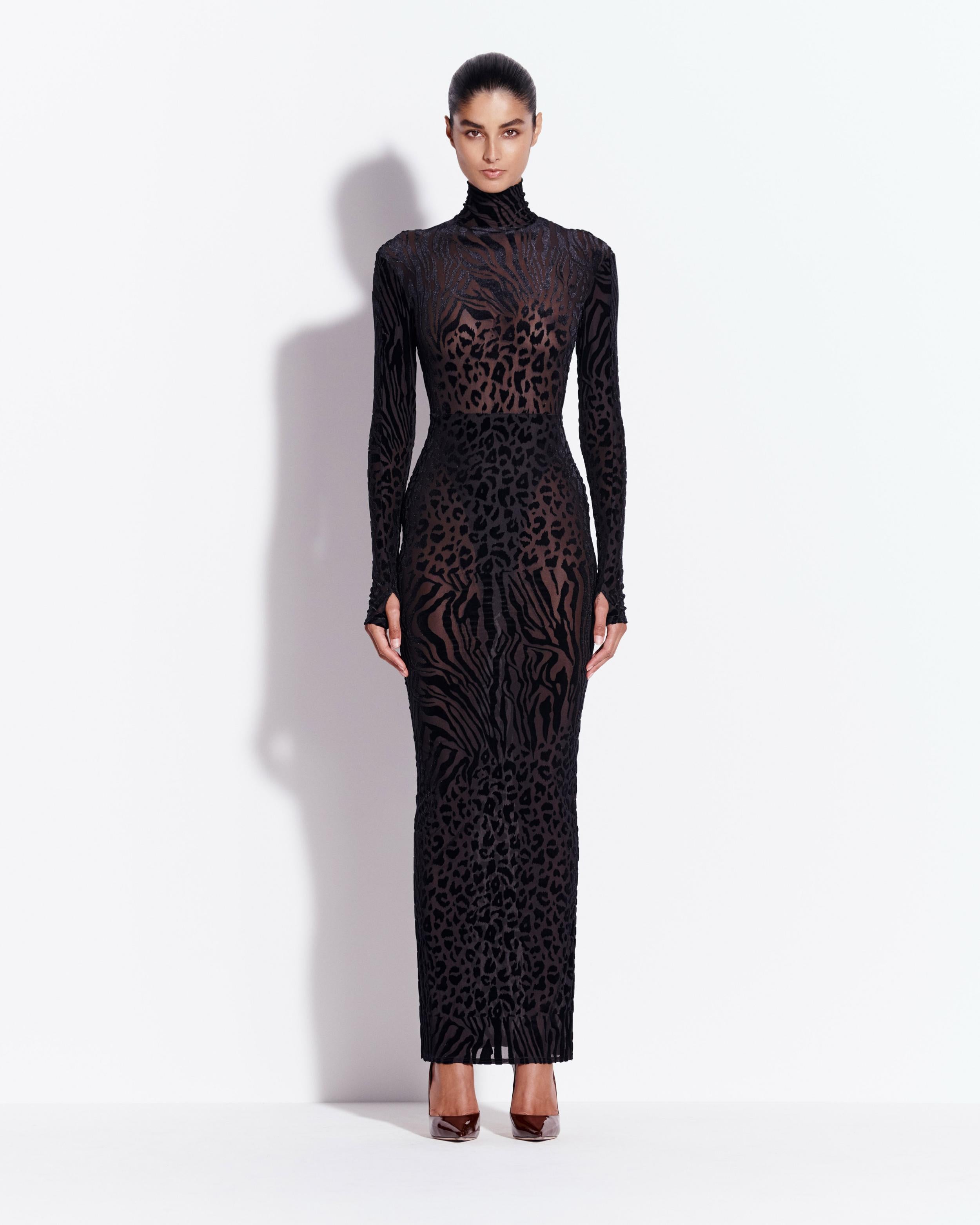 Long Sleeve Column in Burnout