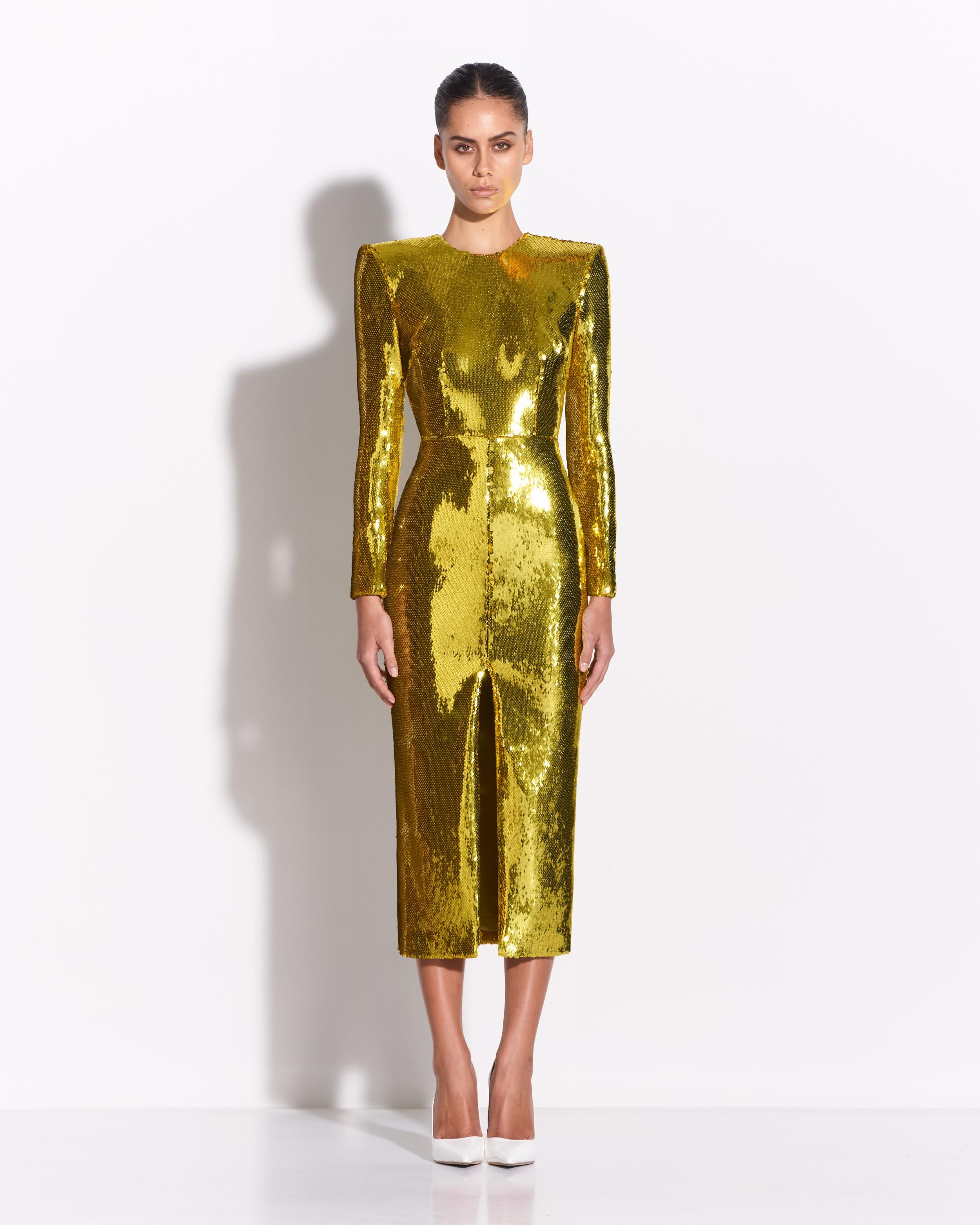 Long Sleeve Dress in Sequin
