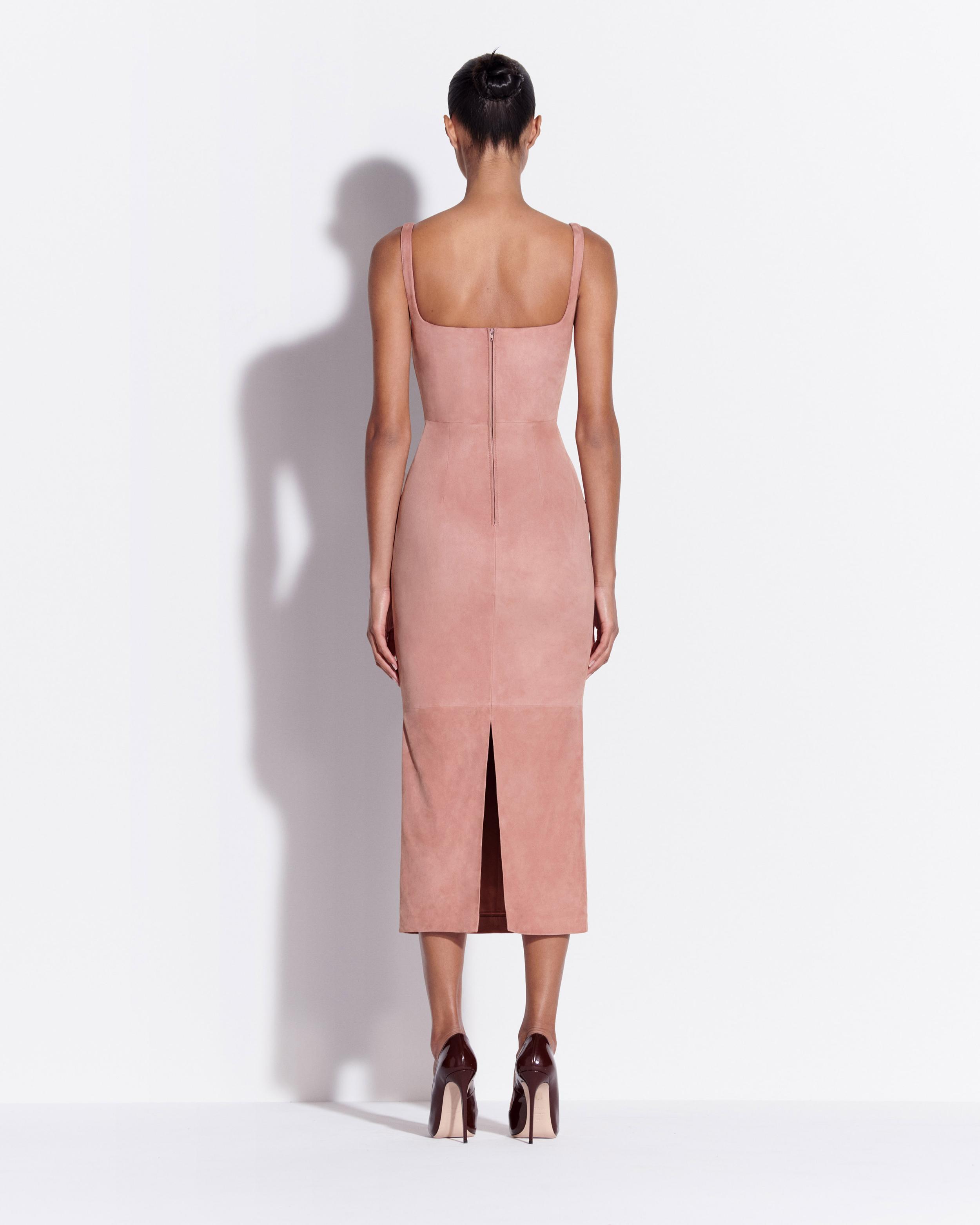 Singlet Dress in Suede