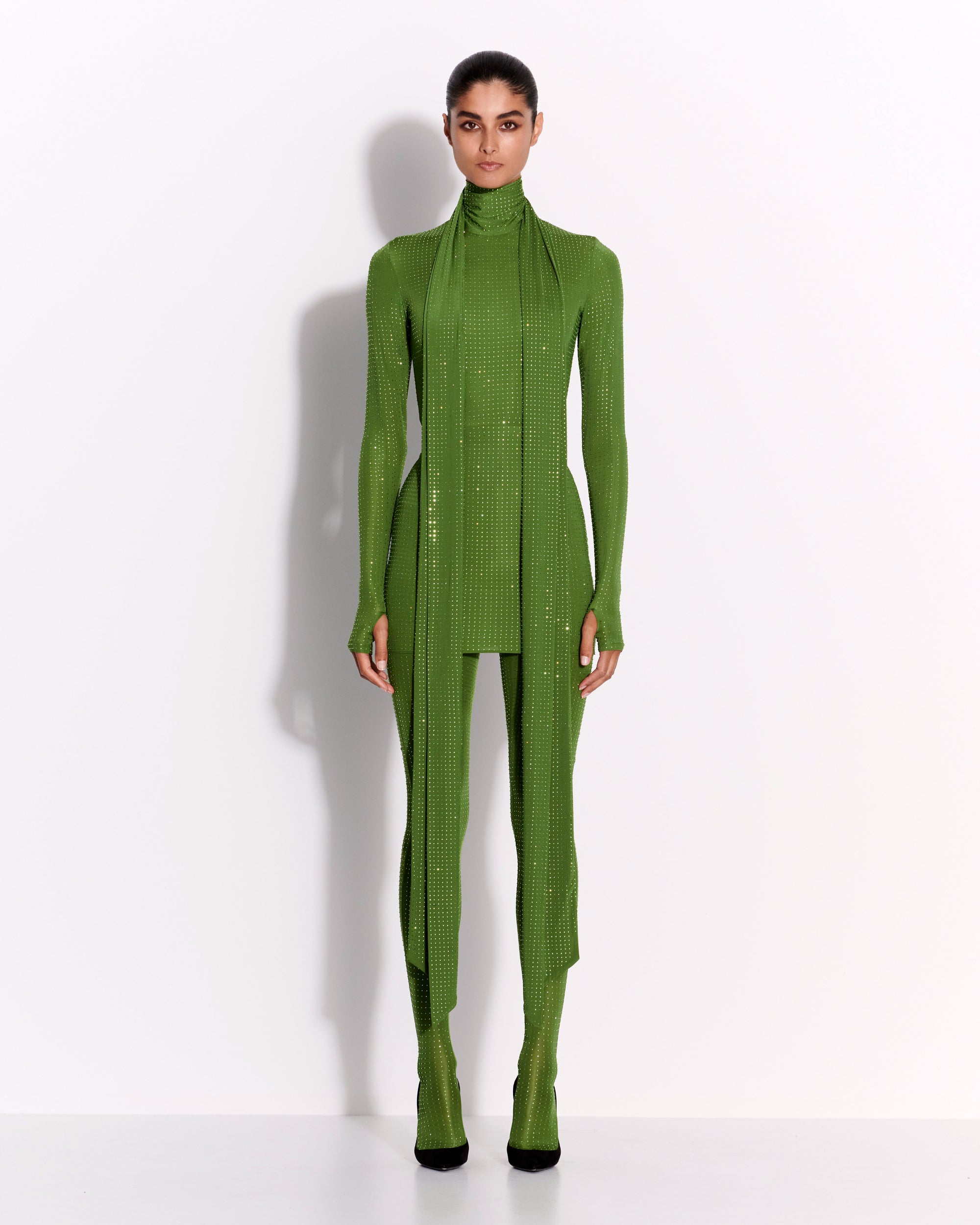 Stocking in Crystal Jersey