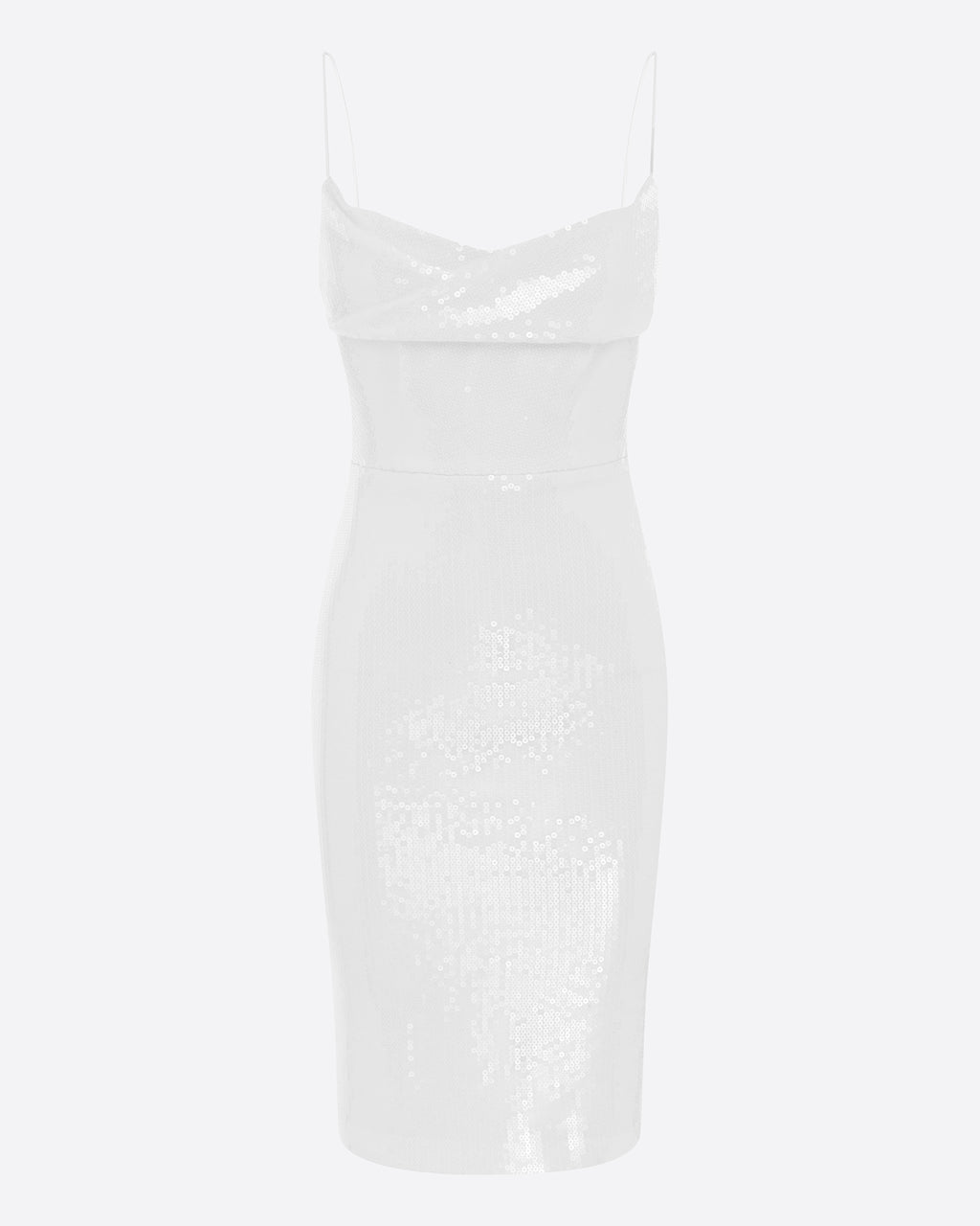 Draped Corset Dress in Sequin