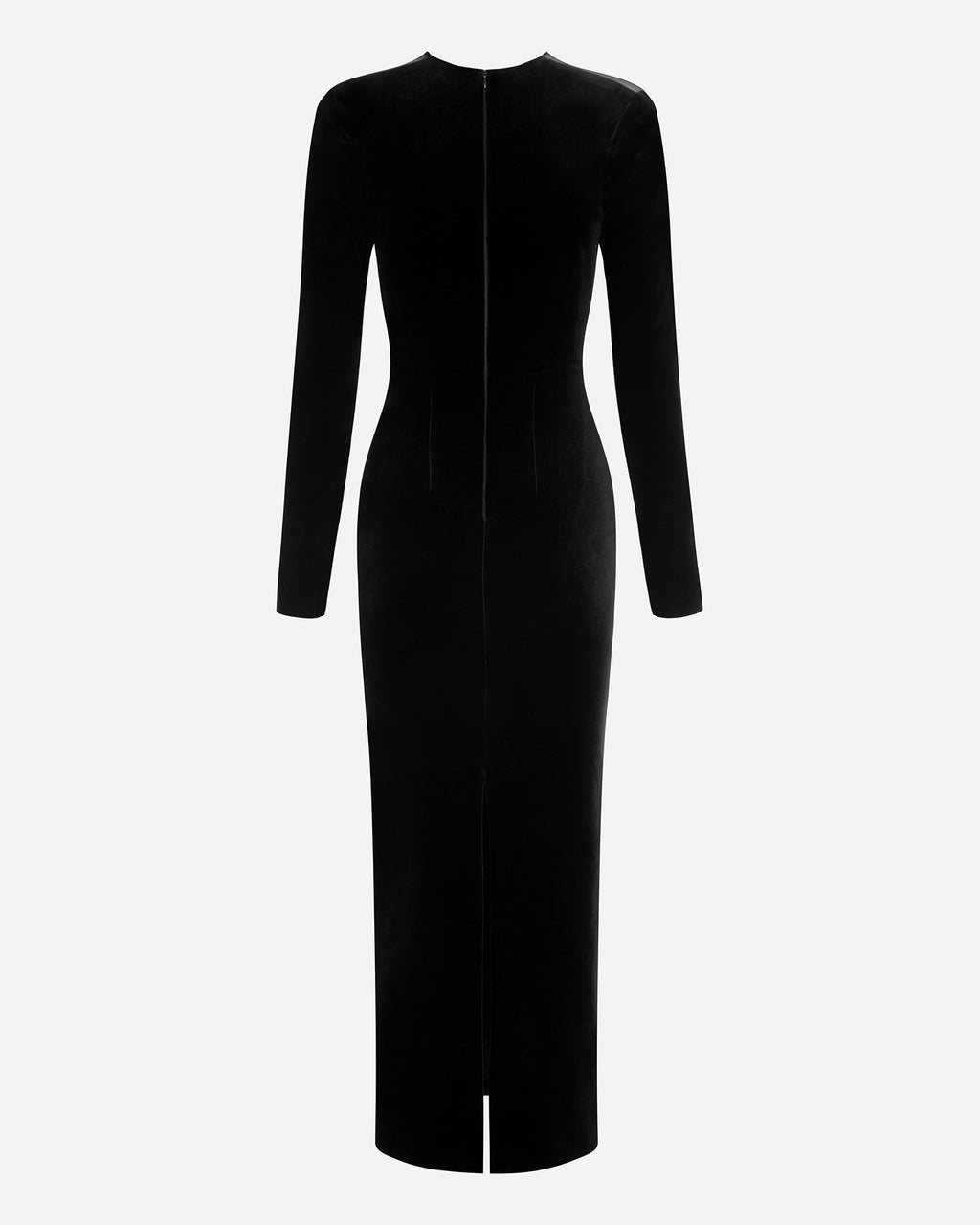 Long Sleeve Dress in Velvet