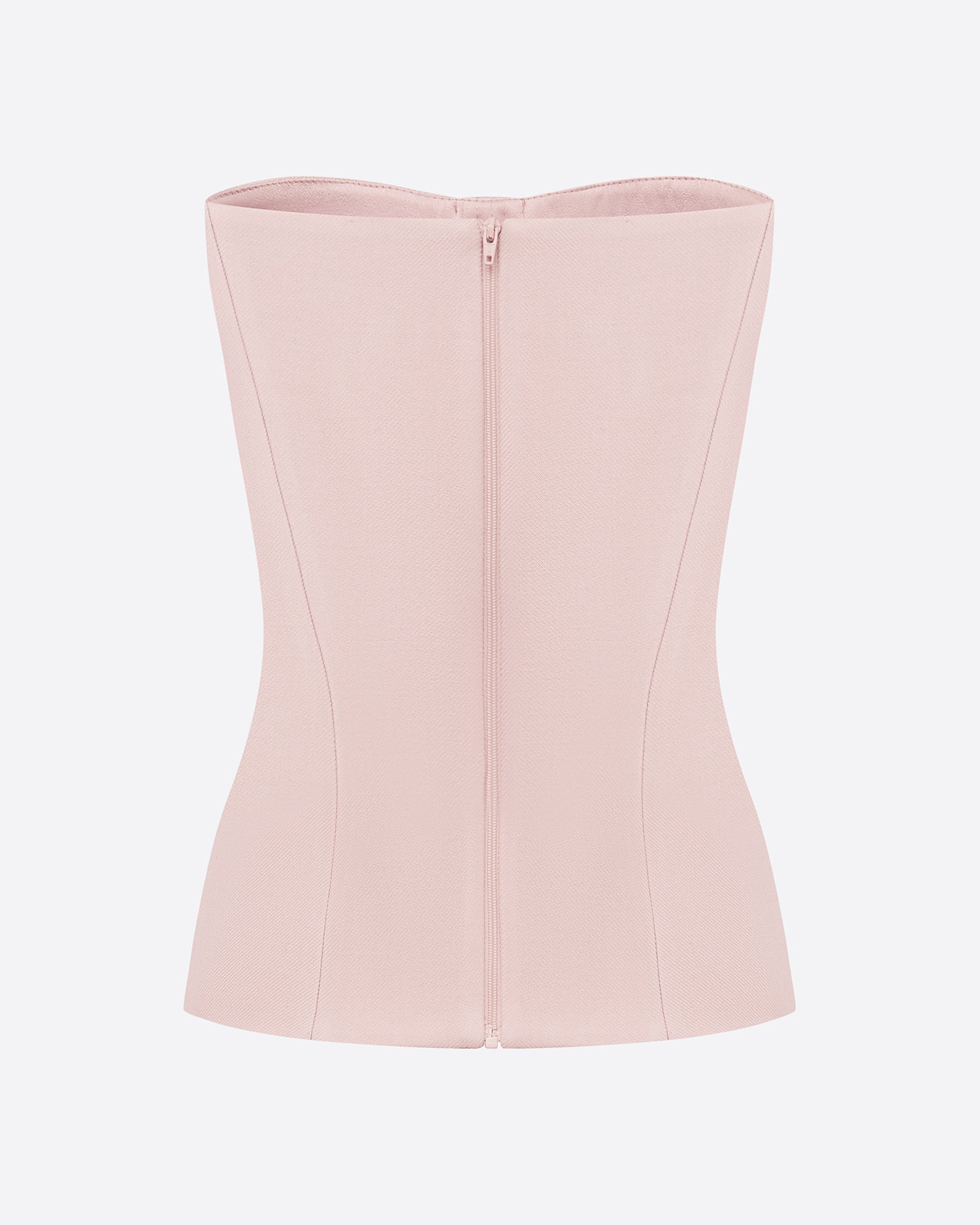 Longline Corset in Wool Suiting