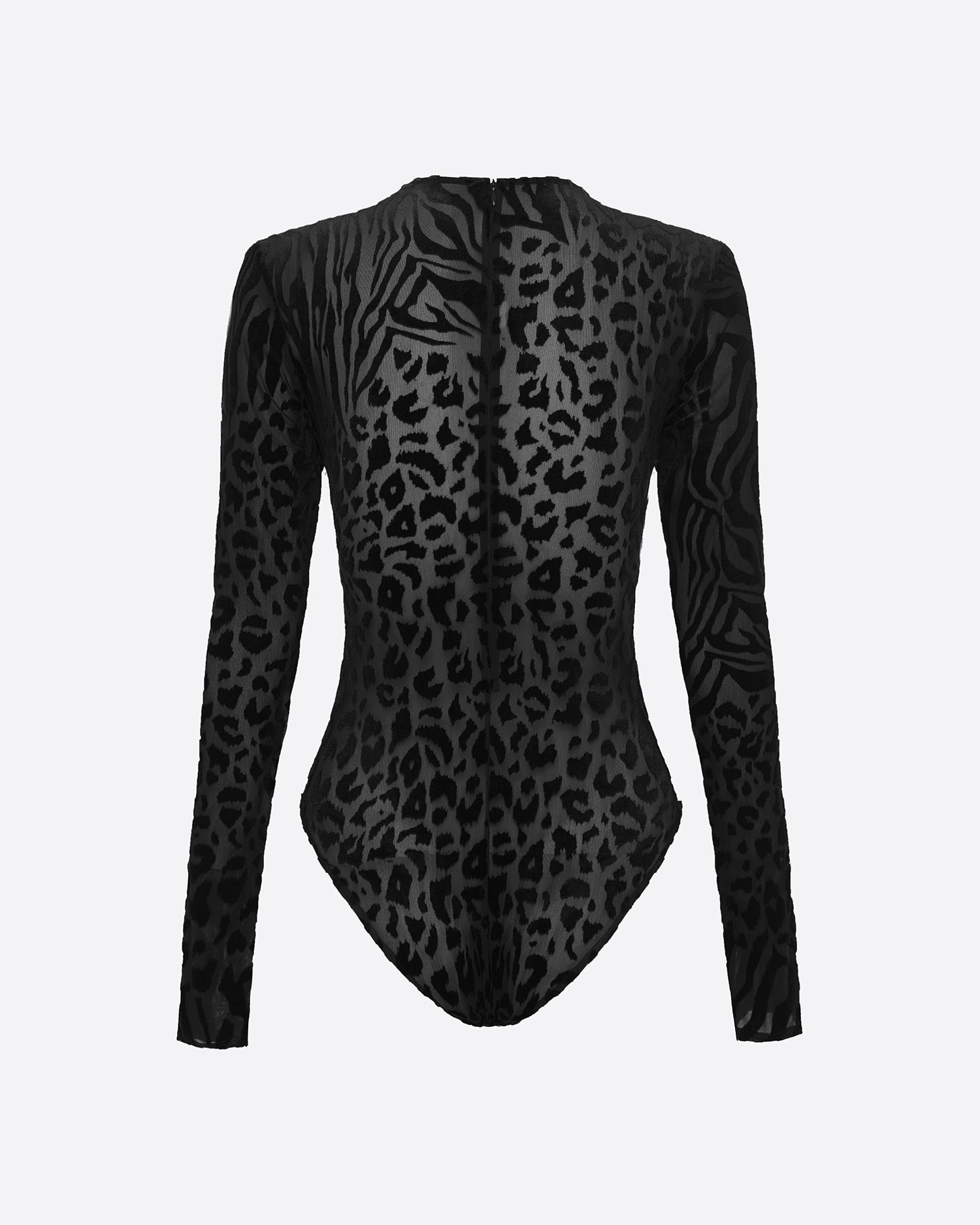 Long Sleeve Bodysuit in Burnout