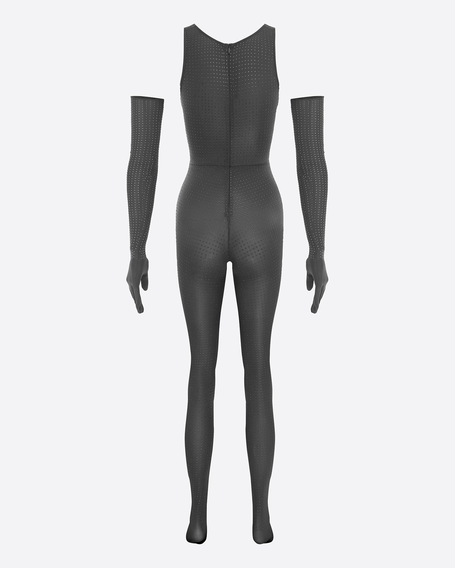 Singlet Catsuit in Crystal Jersey