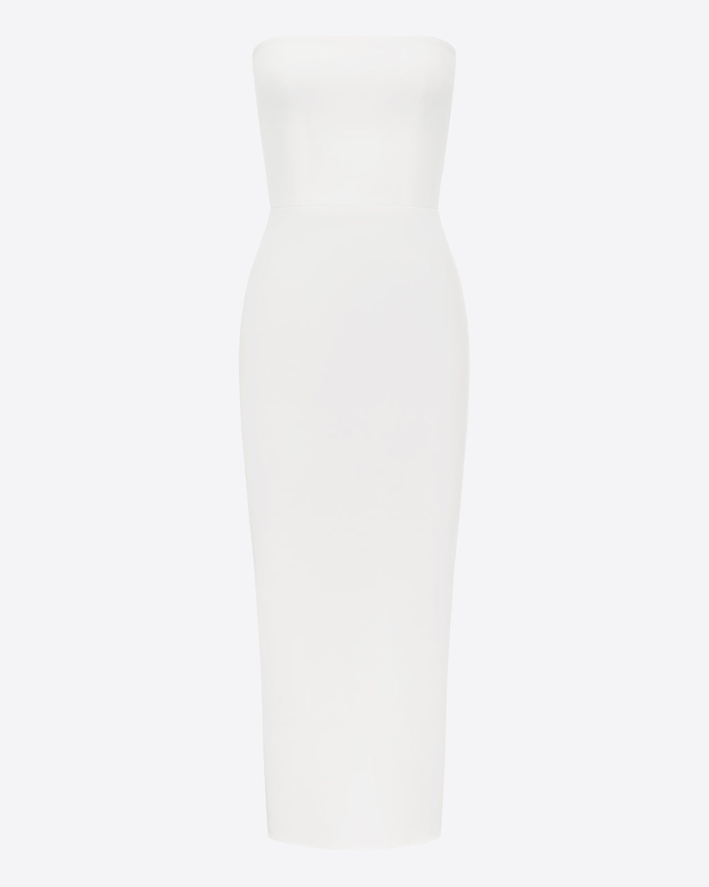Strapless Dress in Stretch Crepe