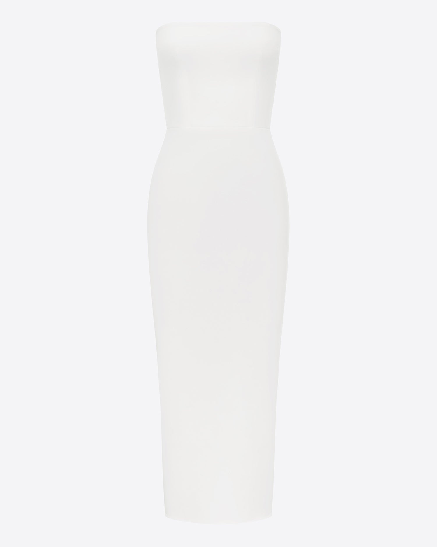 Strapless Dress in Stretch Crepe