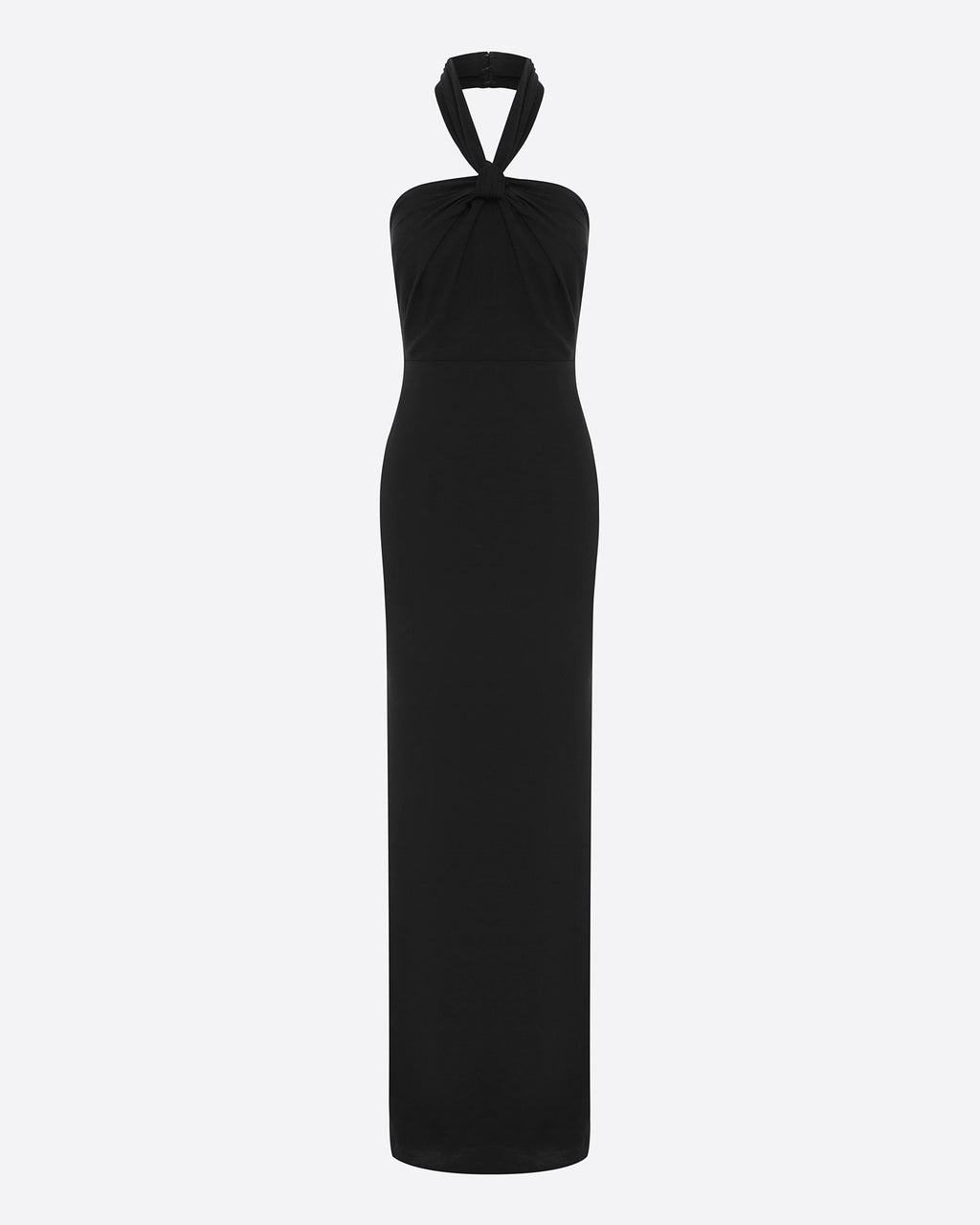 Halter Twist Column in Crepe