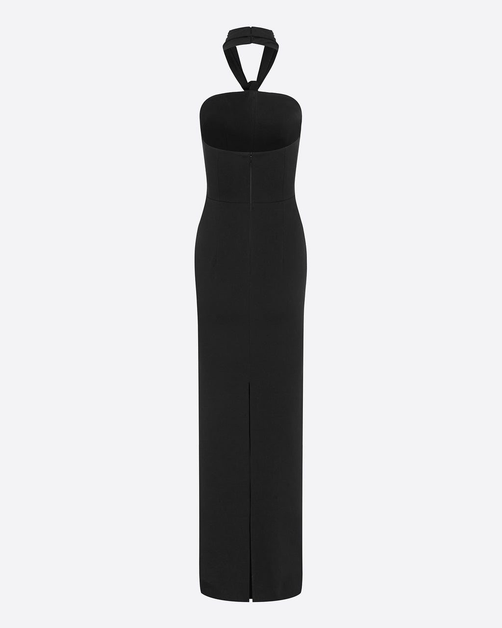 Halter Twist Column in Crepe