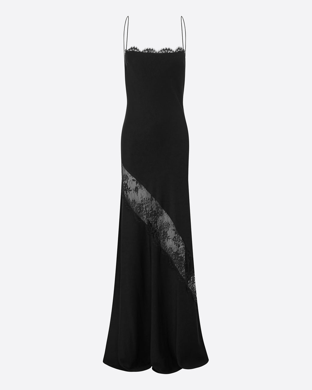 Bias Slip Gown in Satin Crepe