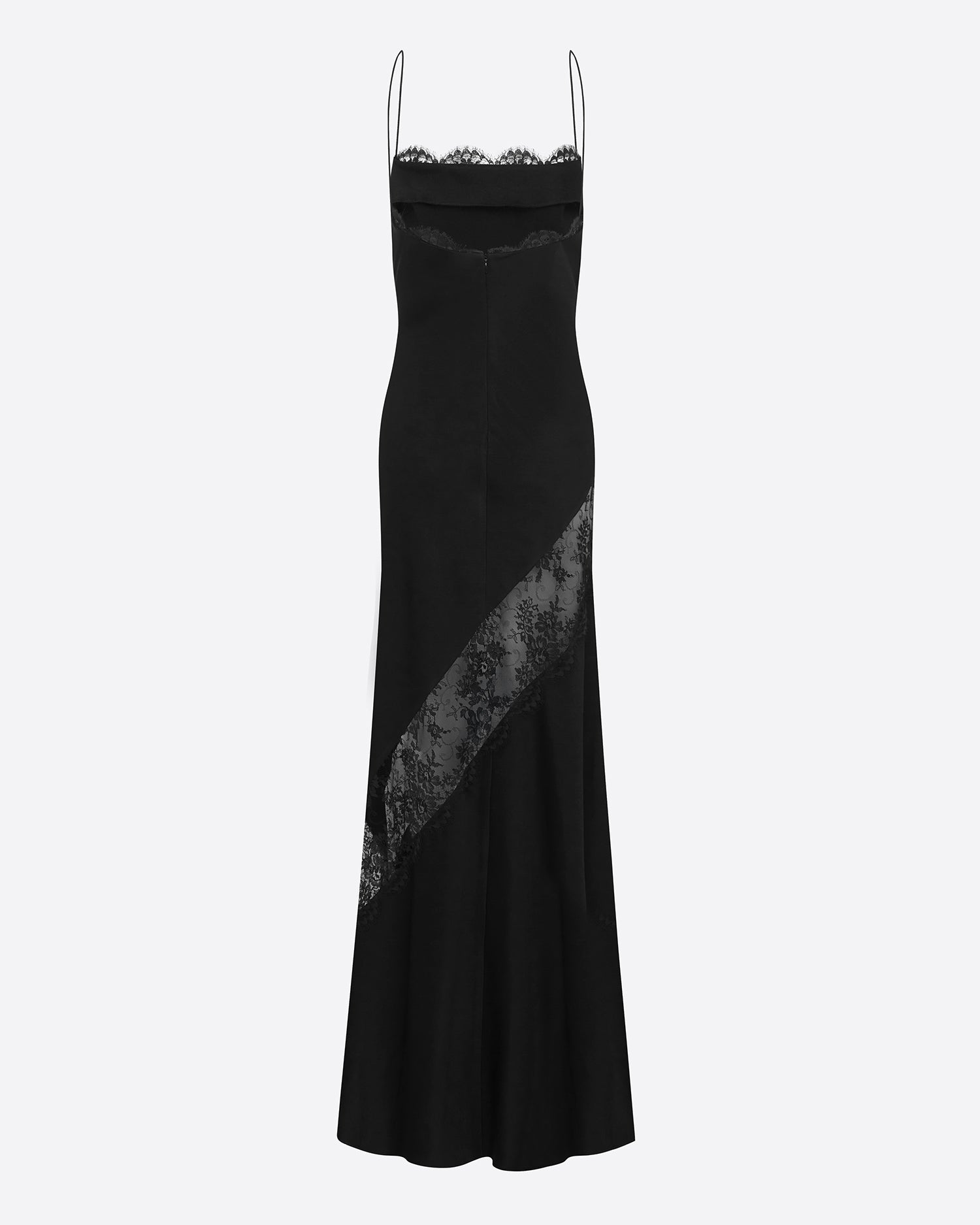 Bias Slip Gown in Satin Crepe