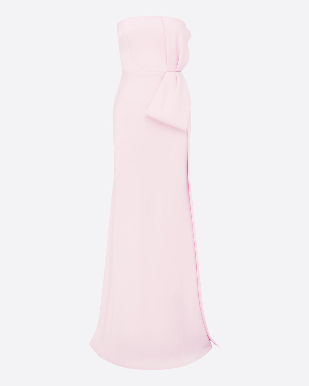 Strapless Gown in Satin Crepe