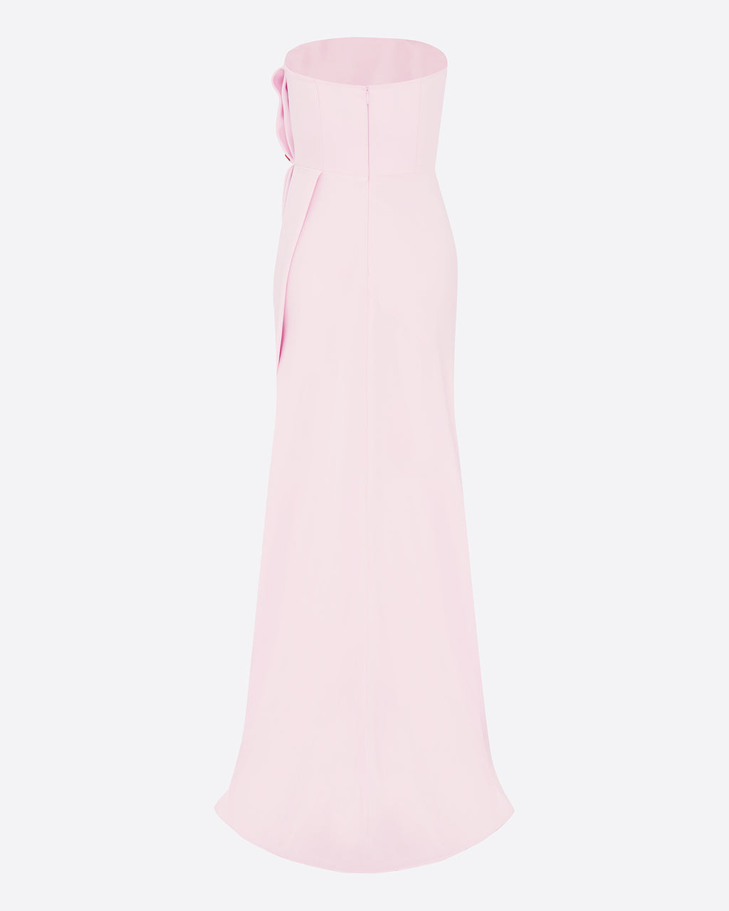 Strapless Gown in Satin Crepe