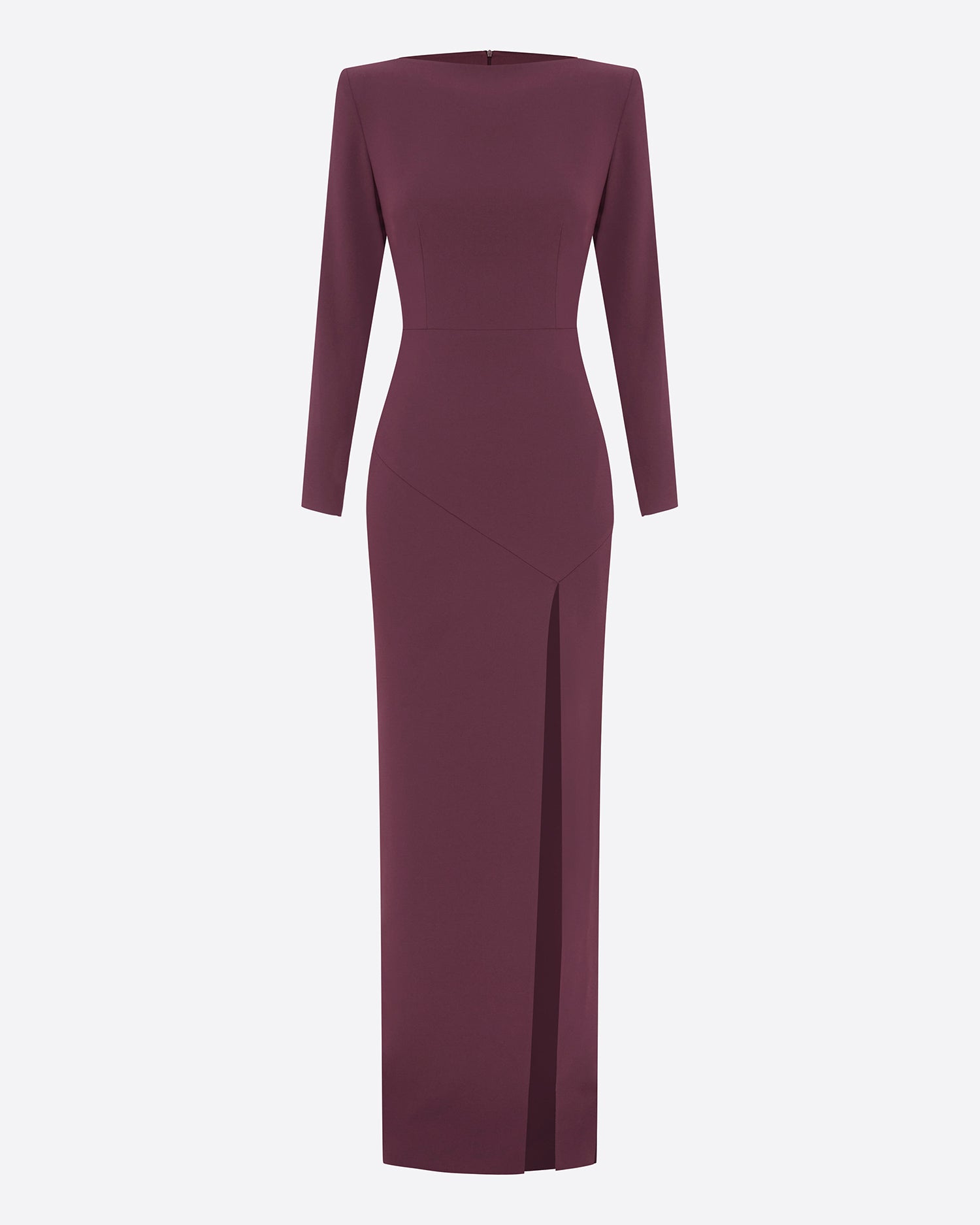 Long Sleeve Column in Crepe