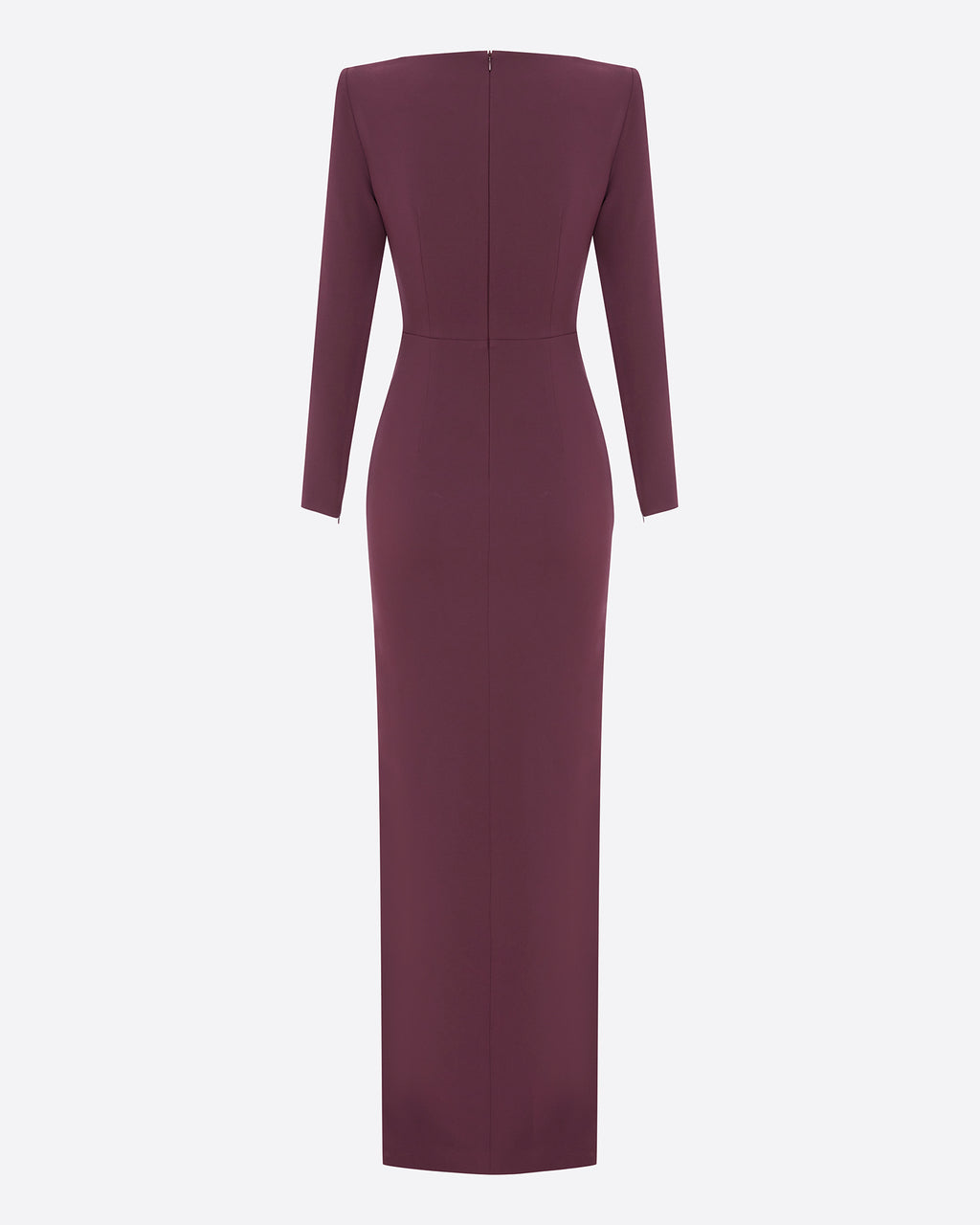 Long Sleeve Column in Crepe