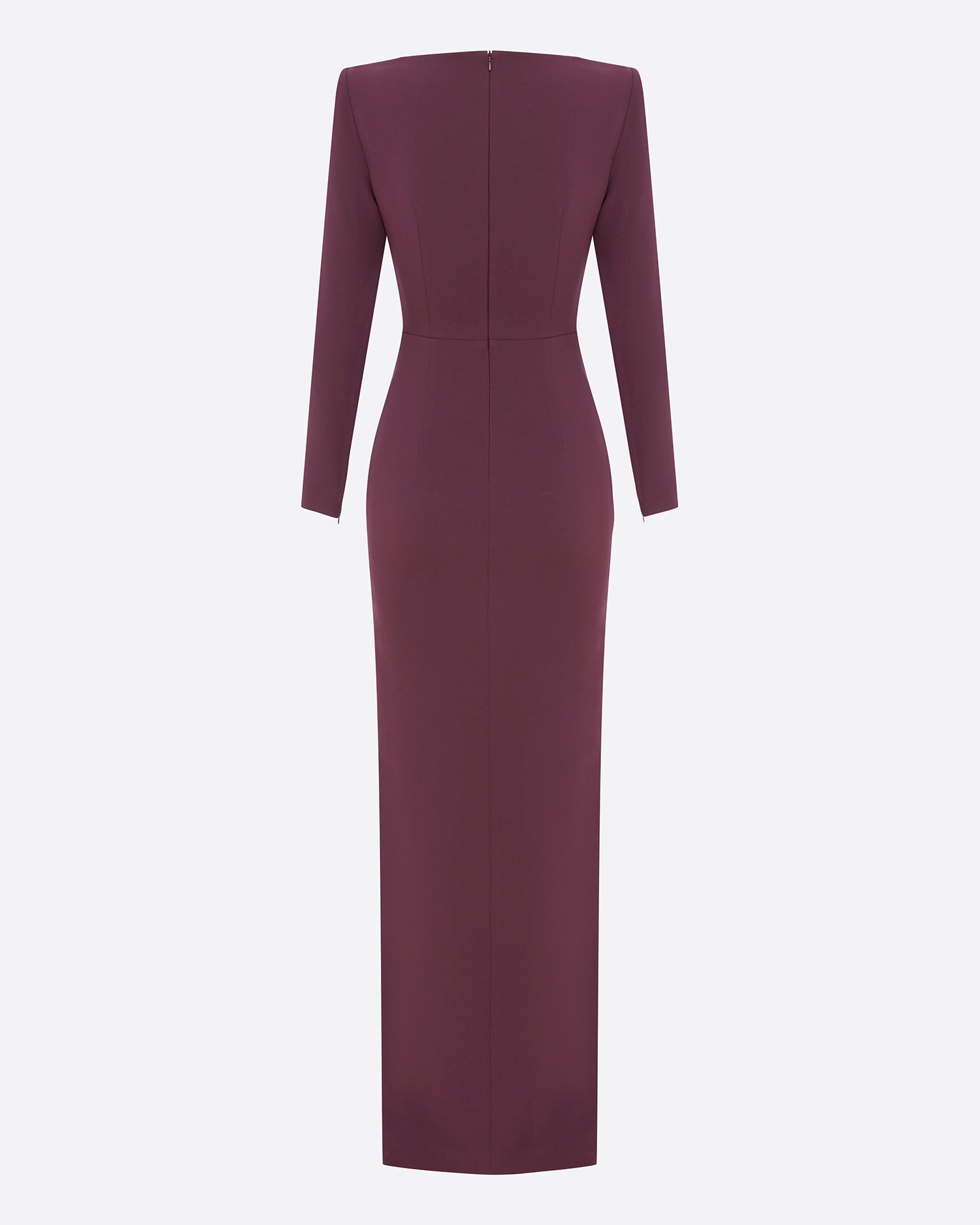 Long Sleeve Column in Crepe