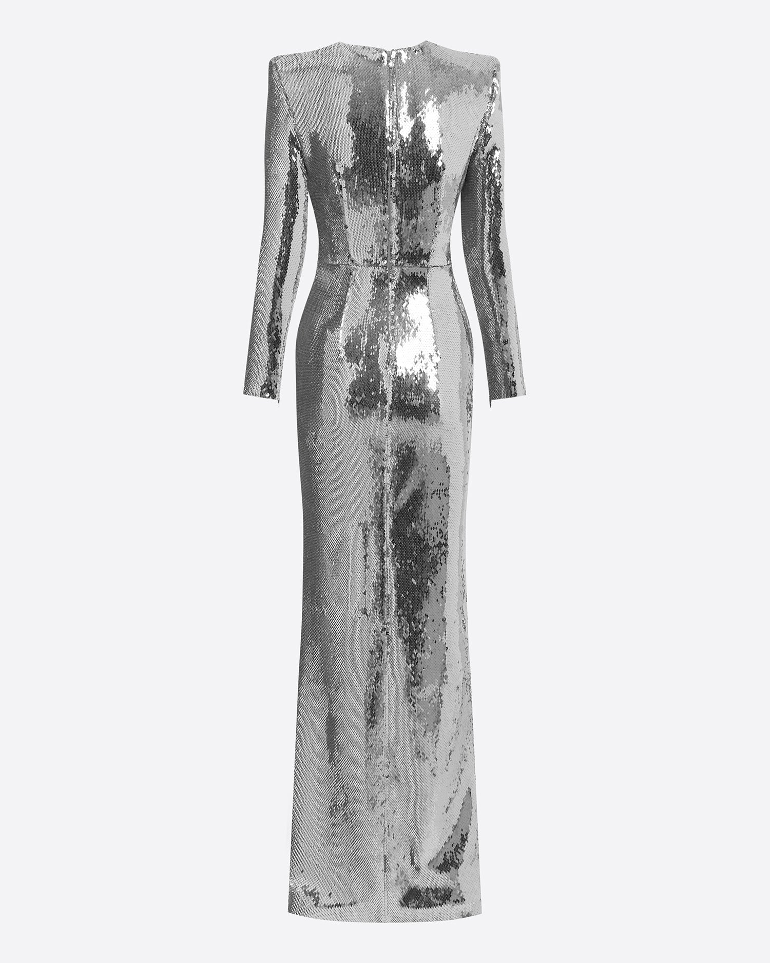 Long Sleeve Column in Sequin