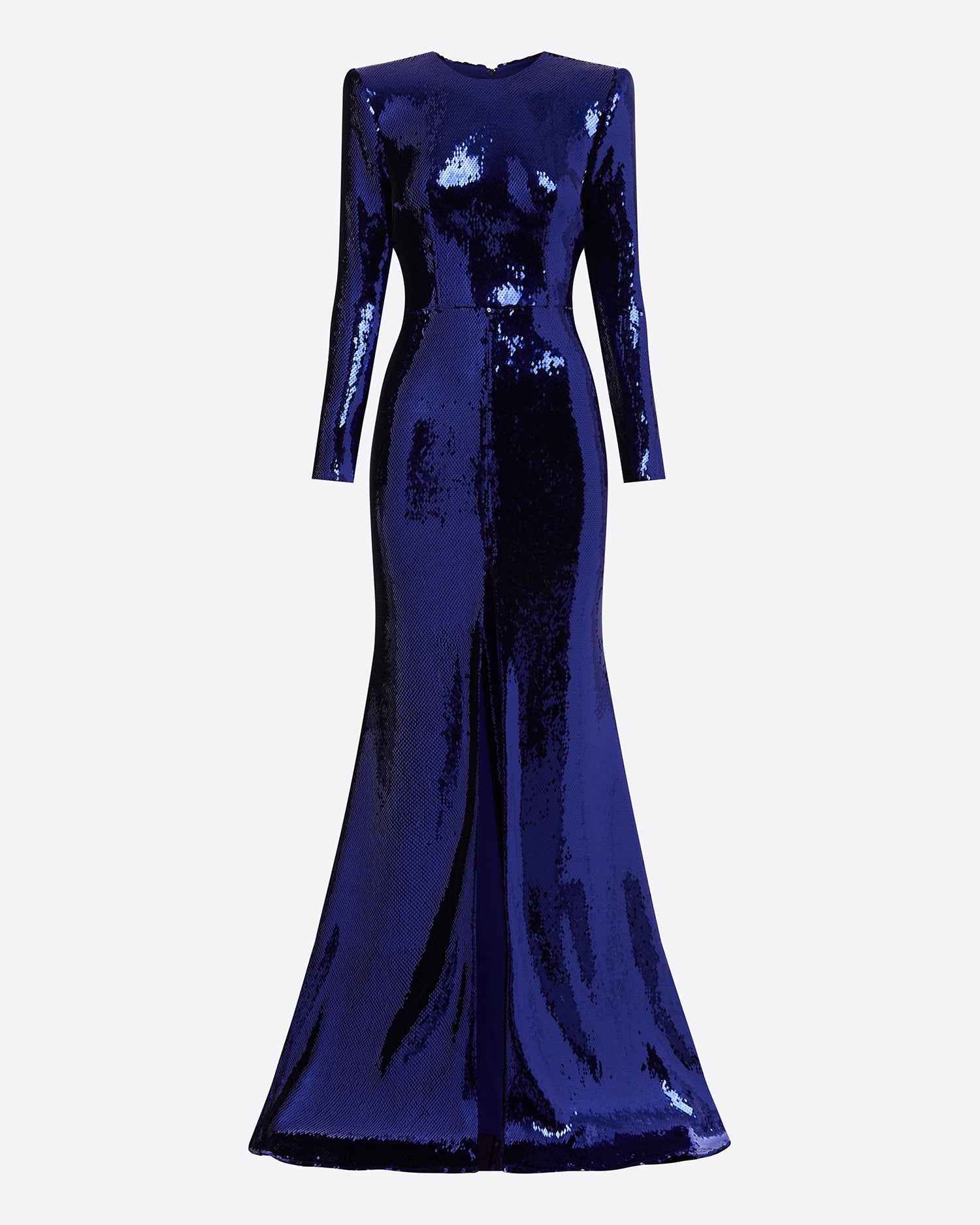 Long Sleeve Gown in Sequin