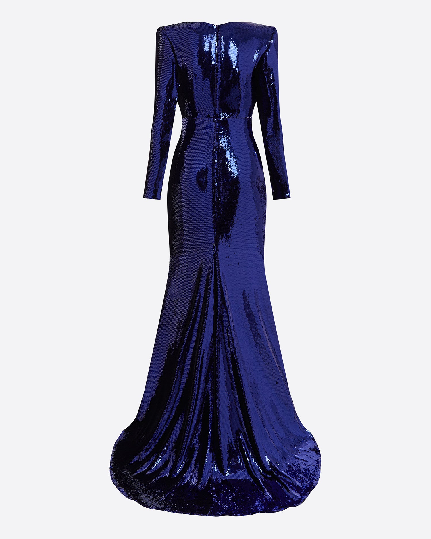Long Sleeve Gown in Sequin