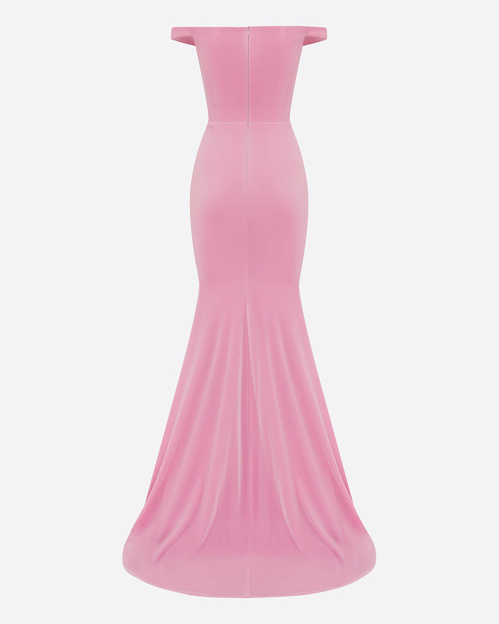 Off Shoulder Gown in Velvet