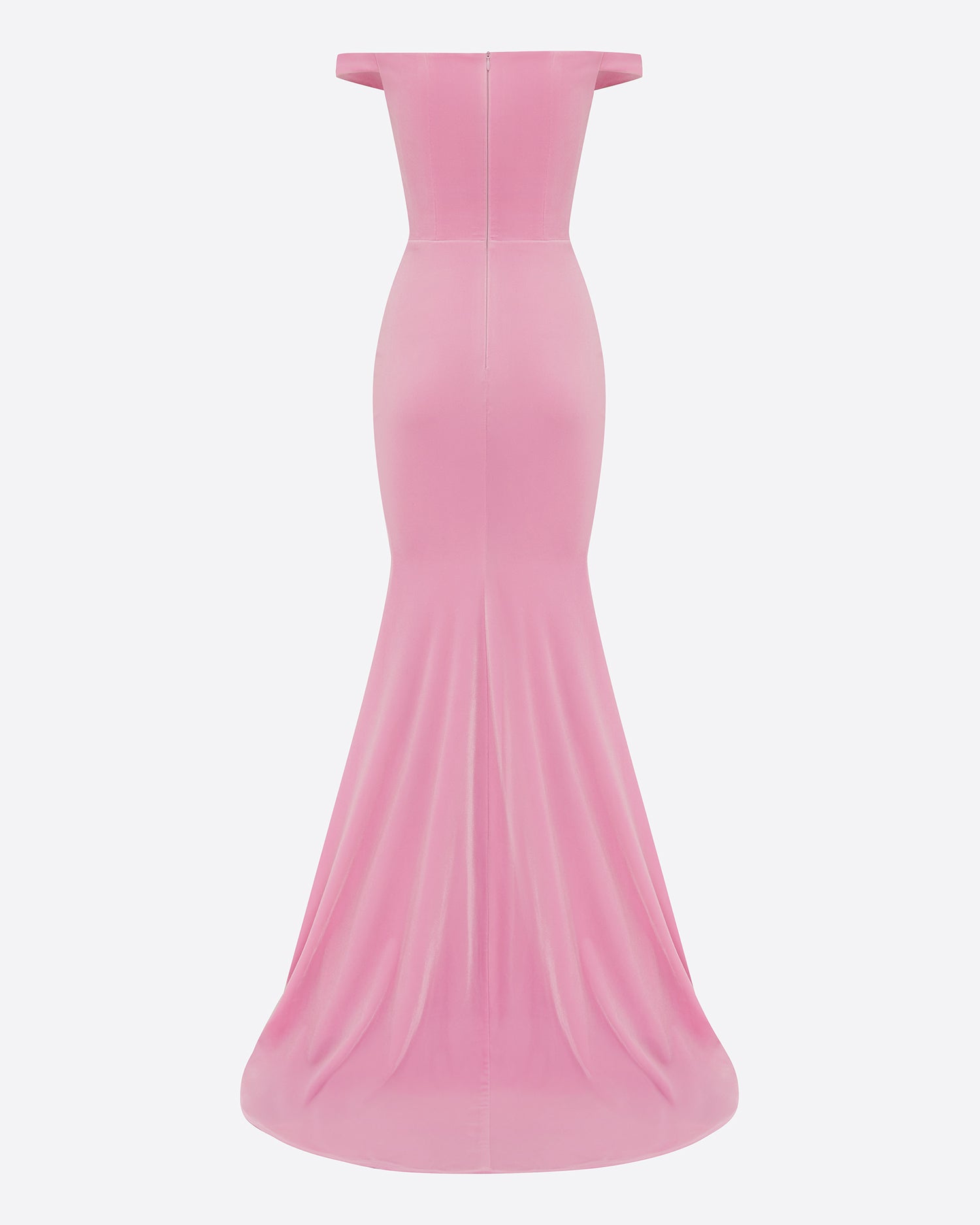 Off Shoulder Gown in Velvet