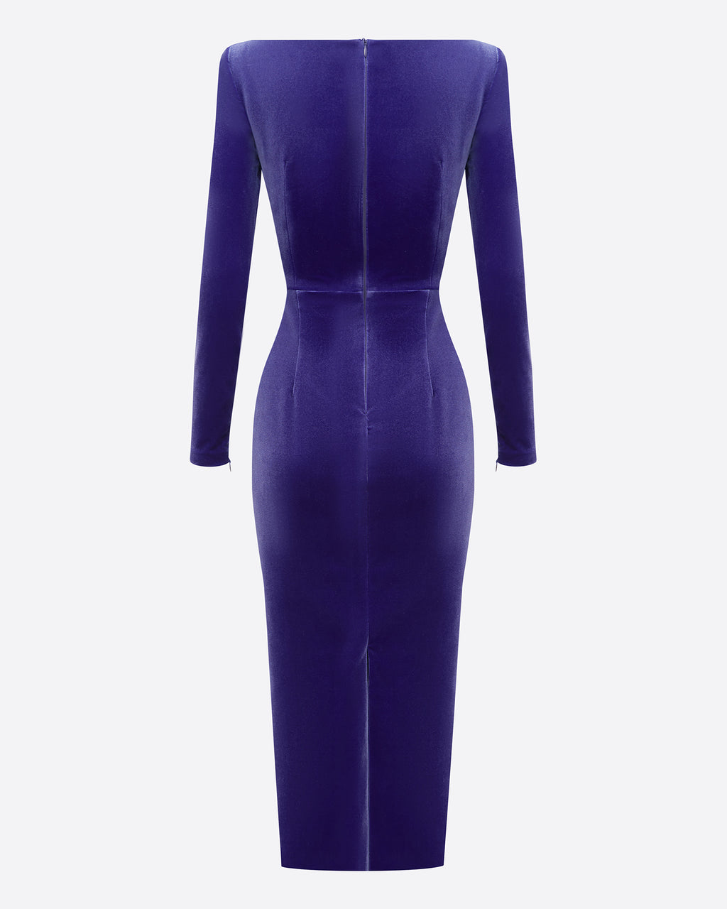 Long Sleeve Dress in Velvet