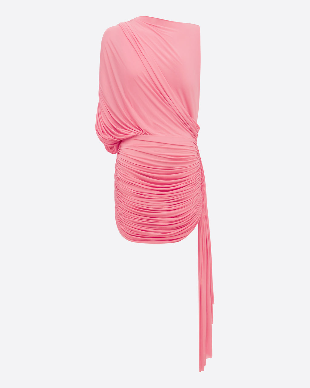 Draped Mini Dress in Jersey