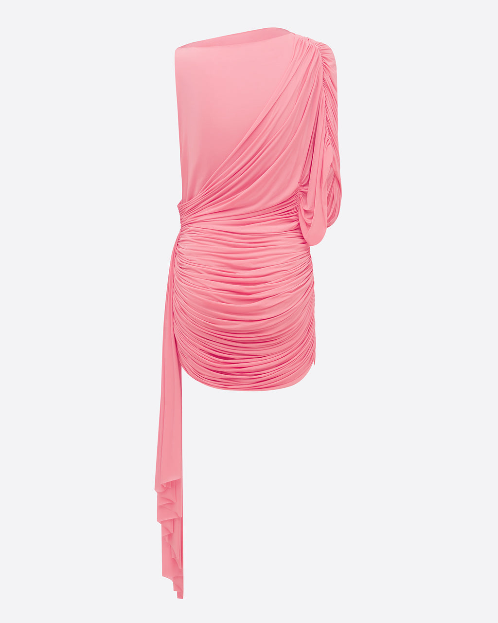 Draped Mini Dress in Jersey
