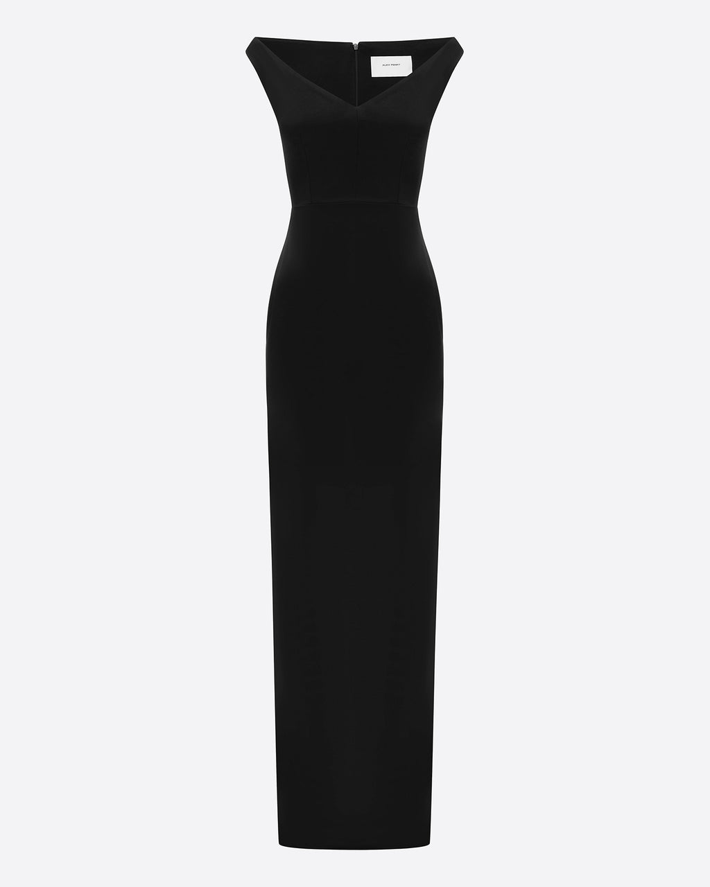 Off Shoulder Column in Satin Crepe